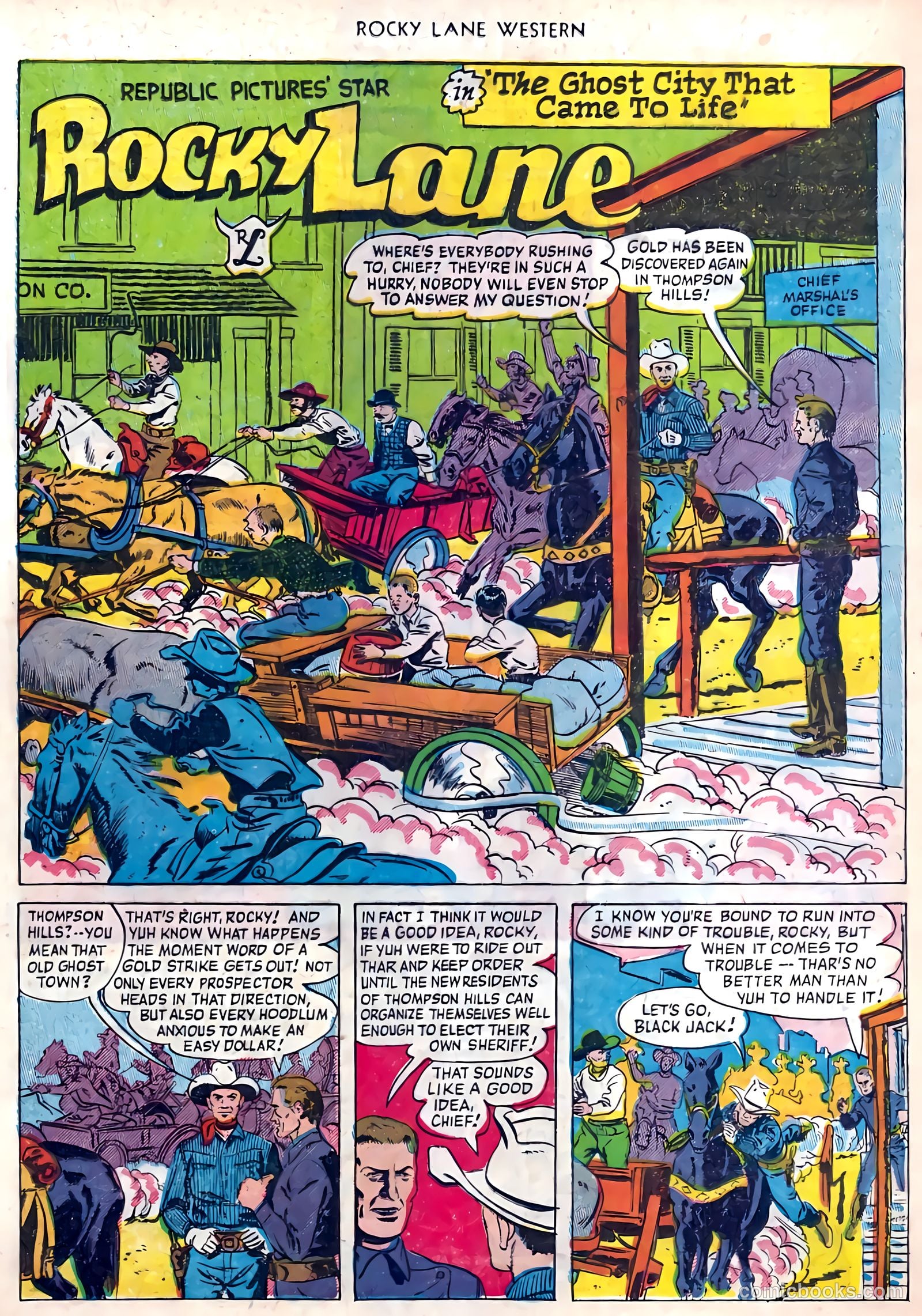 Rocky Lane Western #45 — page 25 of 37