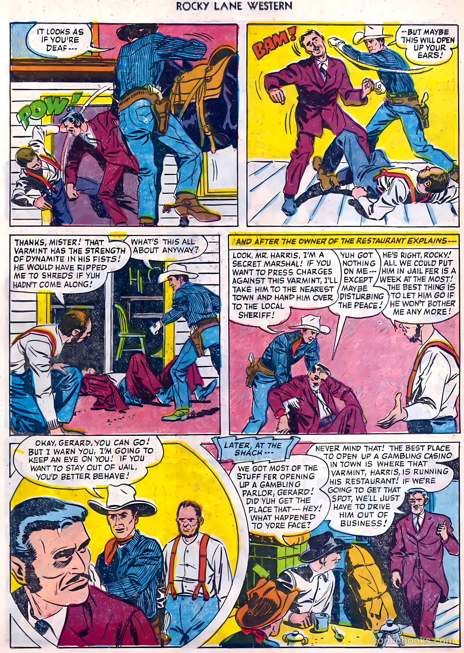 Rocky Lane Western #45 — page 27 of 37