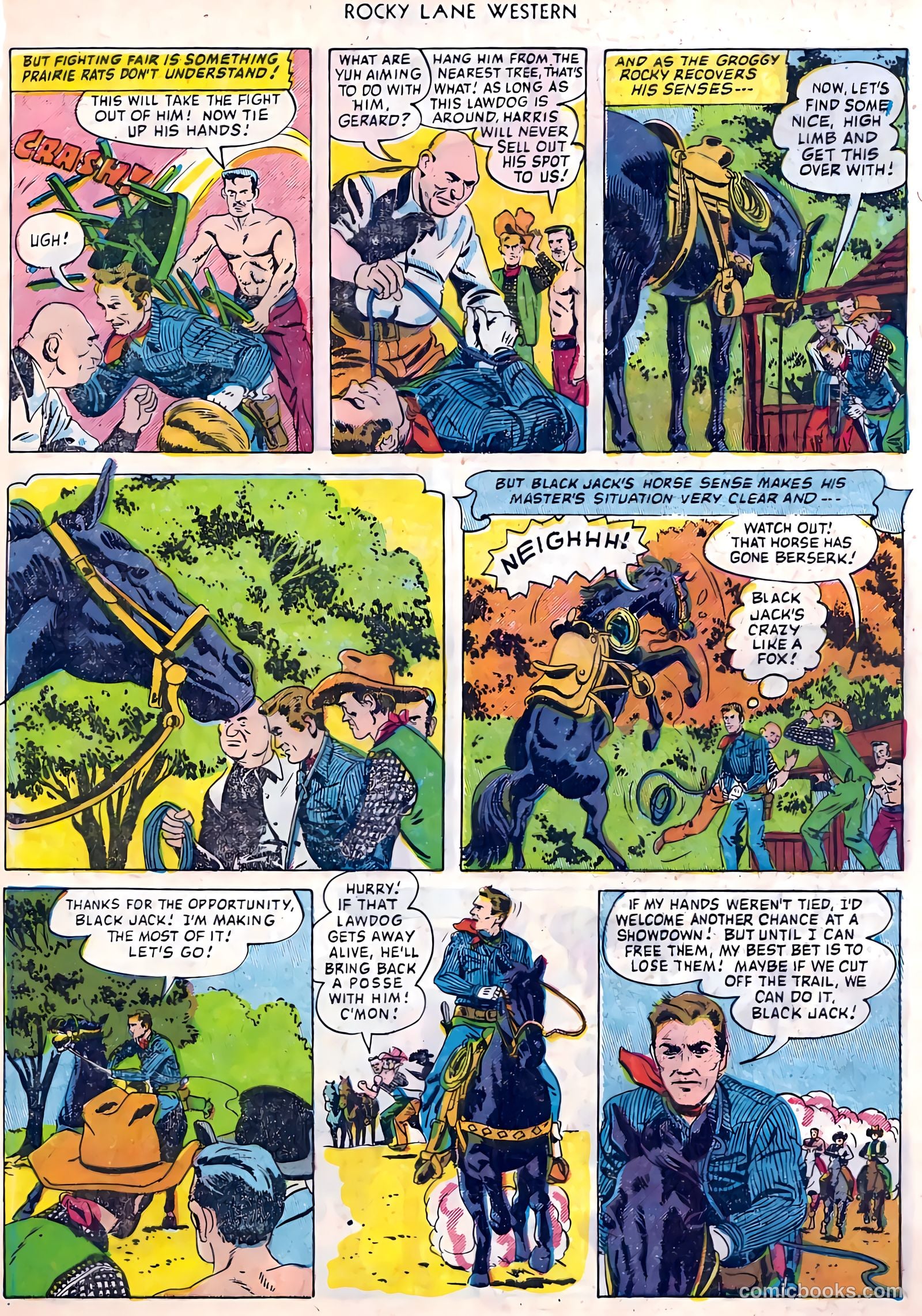 Rocky Lane Western #45 — page 30 of 37