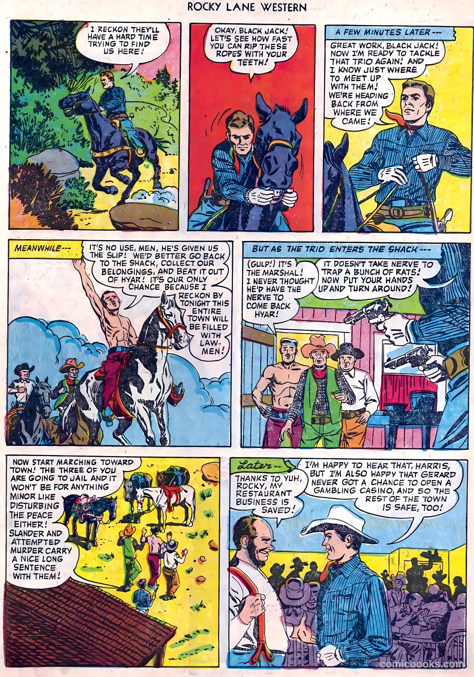 Rocky Lane Western #45 — page 31 of 37