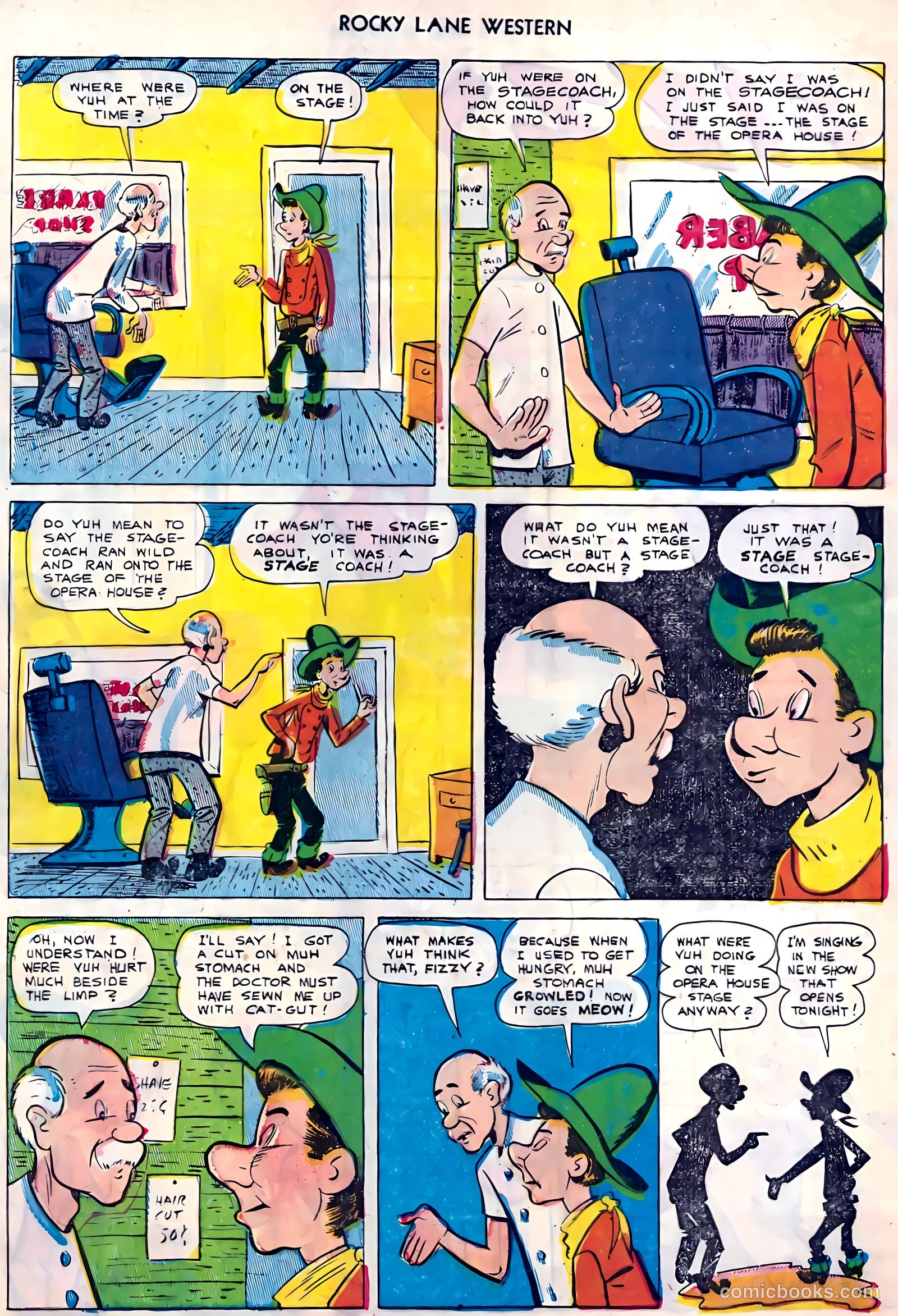 Rocky Lane Western #45 — page 33 of 37