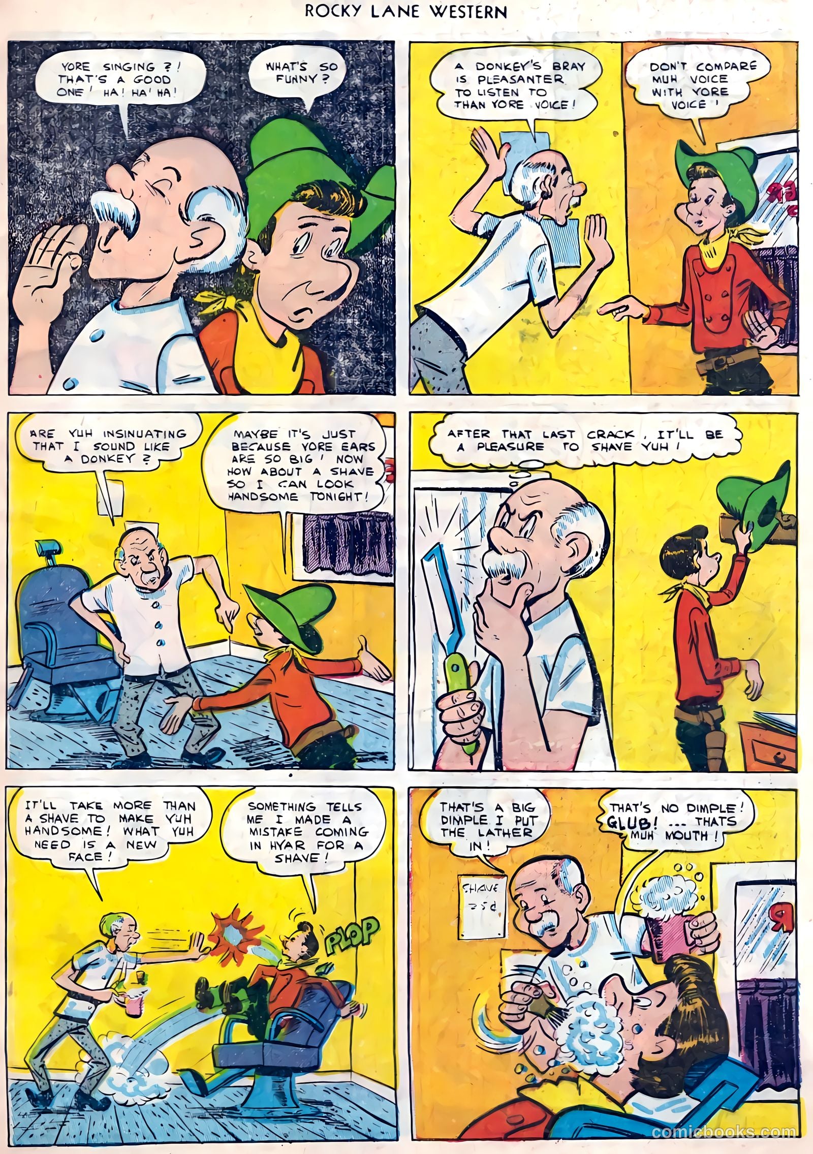 Rocky Lane Western #45 — page 34 of 37