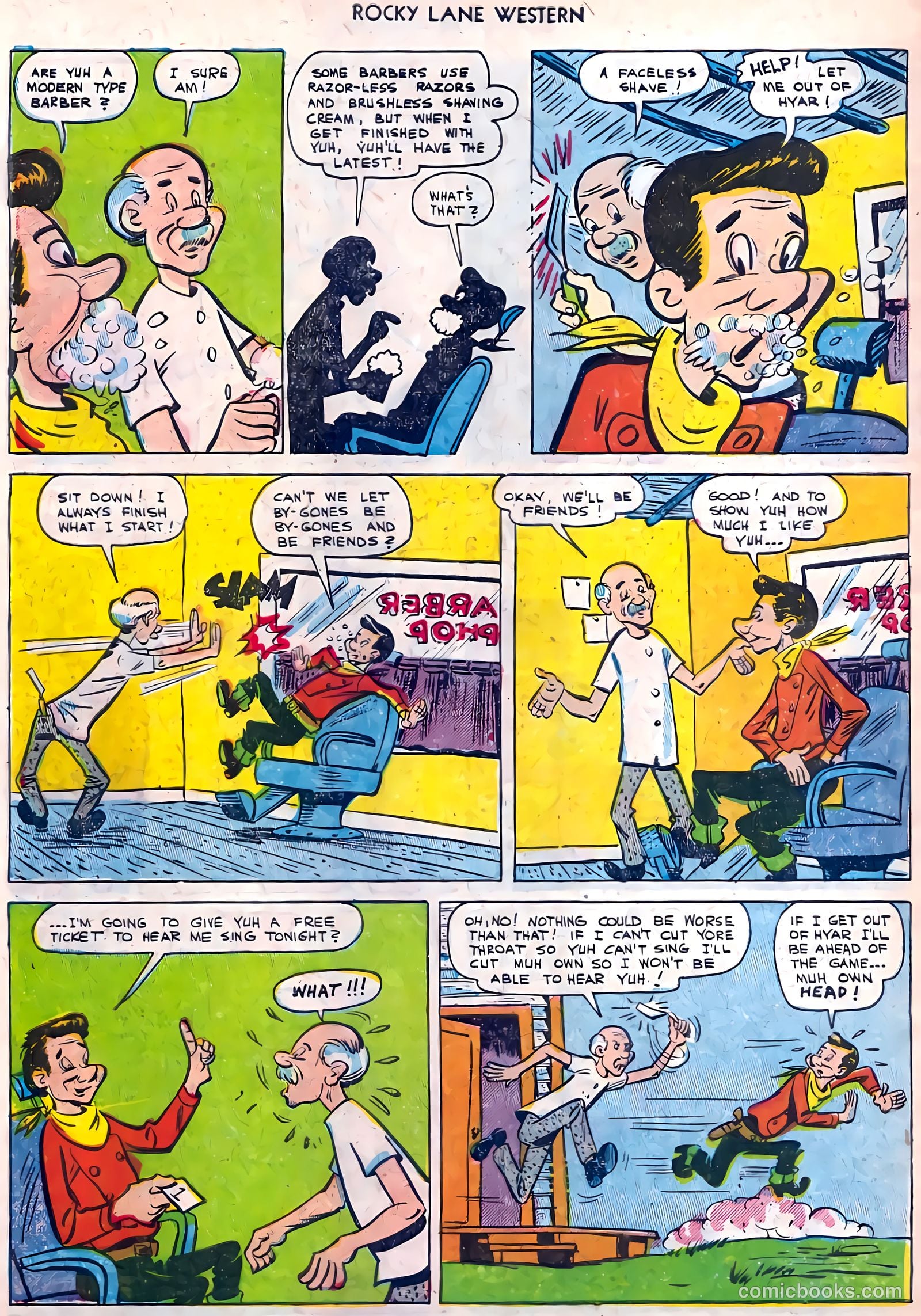 Rocky Lane Western #45 — page 35 of 37