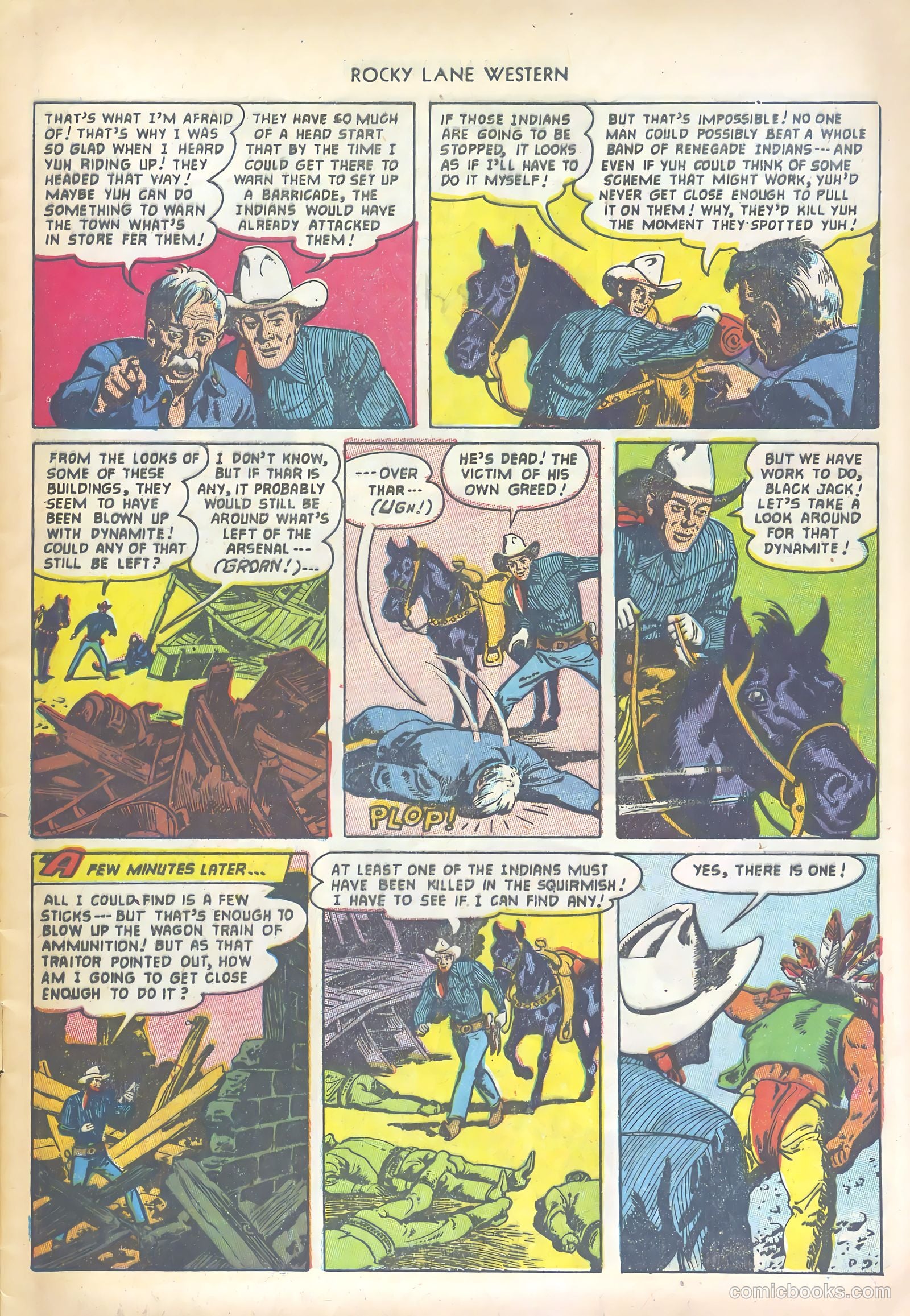 Rocky Lane Western #47 — page 5 of 36