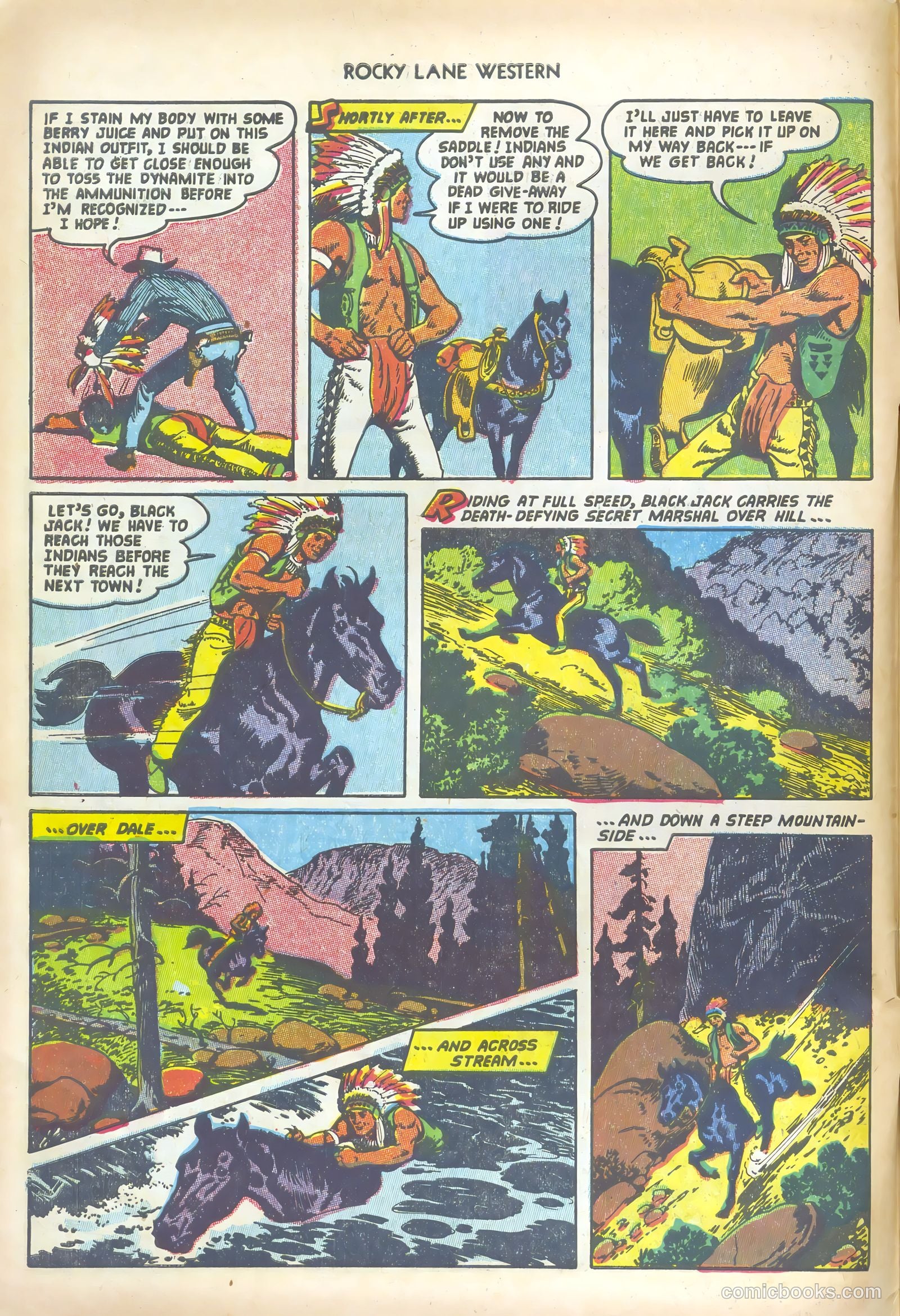 Rocky Lane Western #47 — page 6 of 36