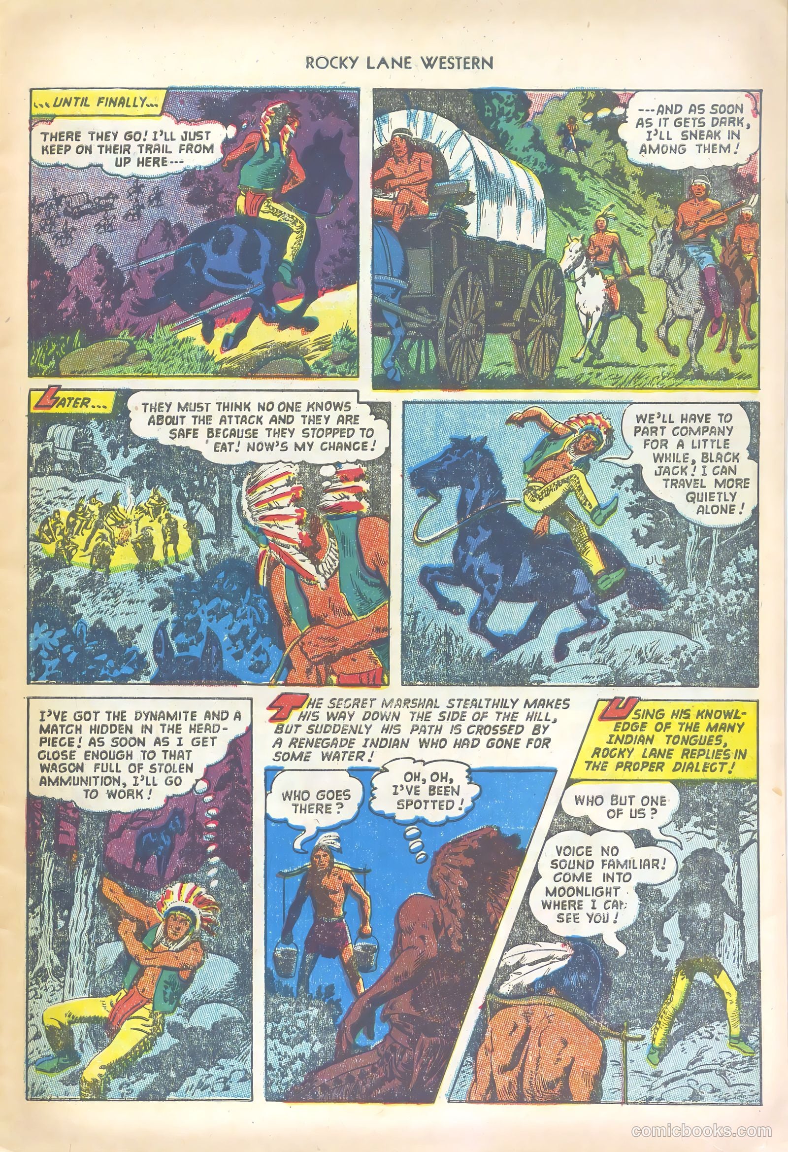 Rocky Lane Western #47 — page 7 of 36
