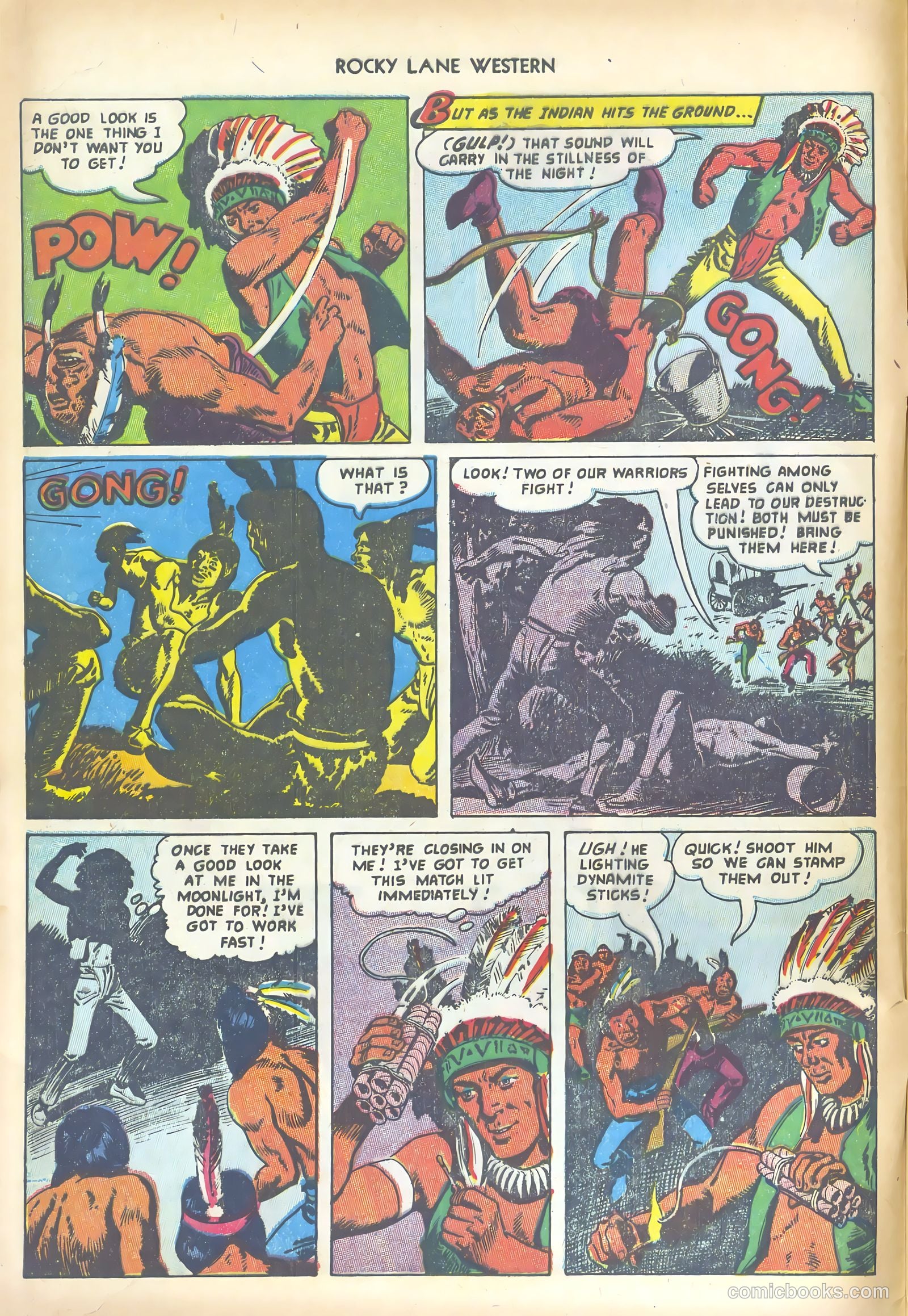 Rocky Lane Western #47 — page 8 of 36