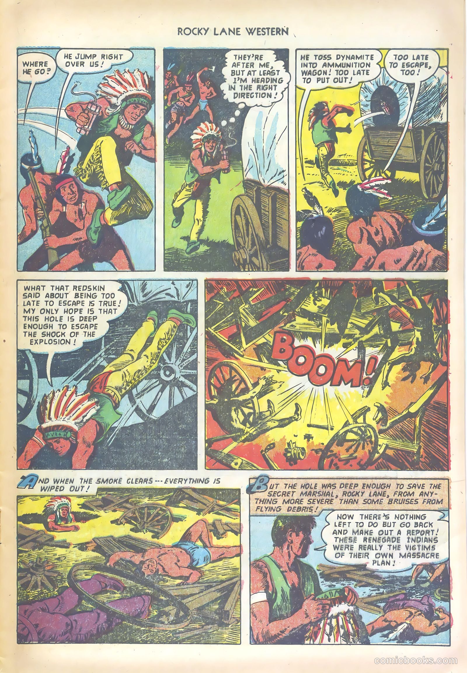 Rocky Lane Western #47 — page 9 of 36