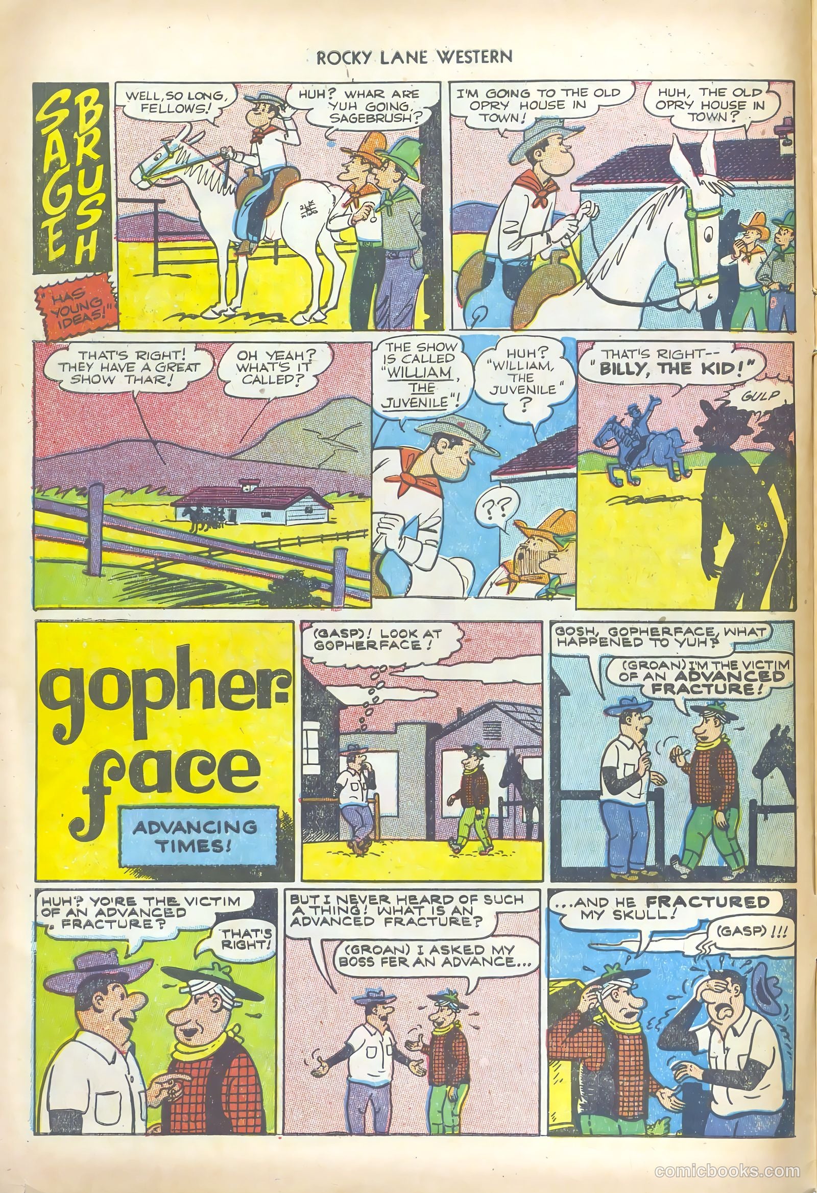 Rocky Lane Western #47 — page 10 of 36
