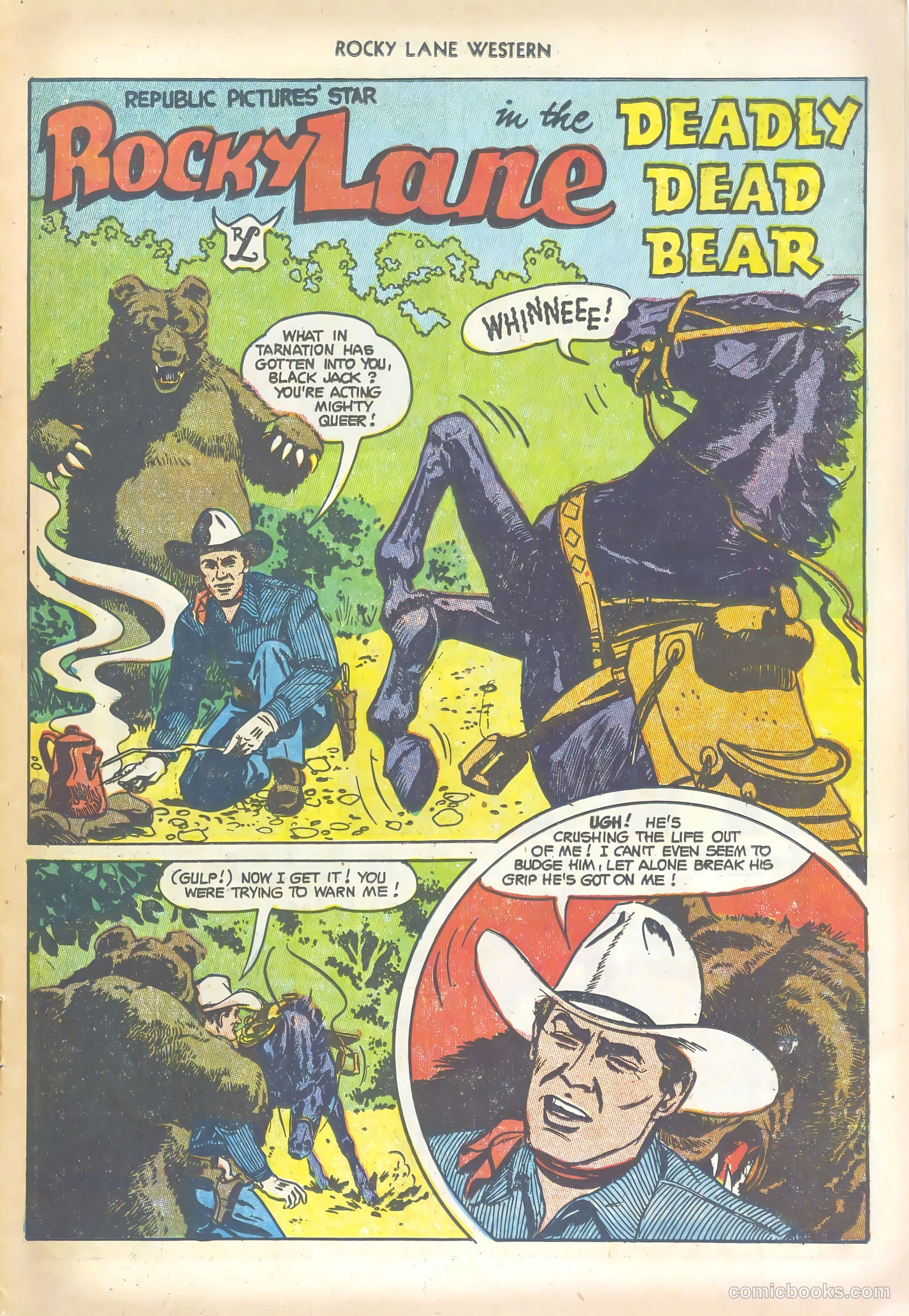 Rocky Lane Western #47 — page 11 of 36