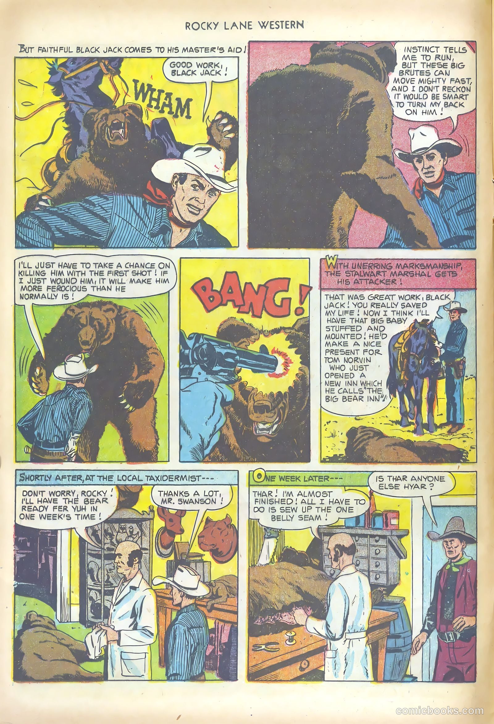 Rocky Lane Western #47 — page 12 of 36