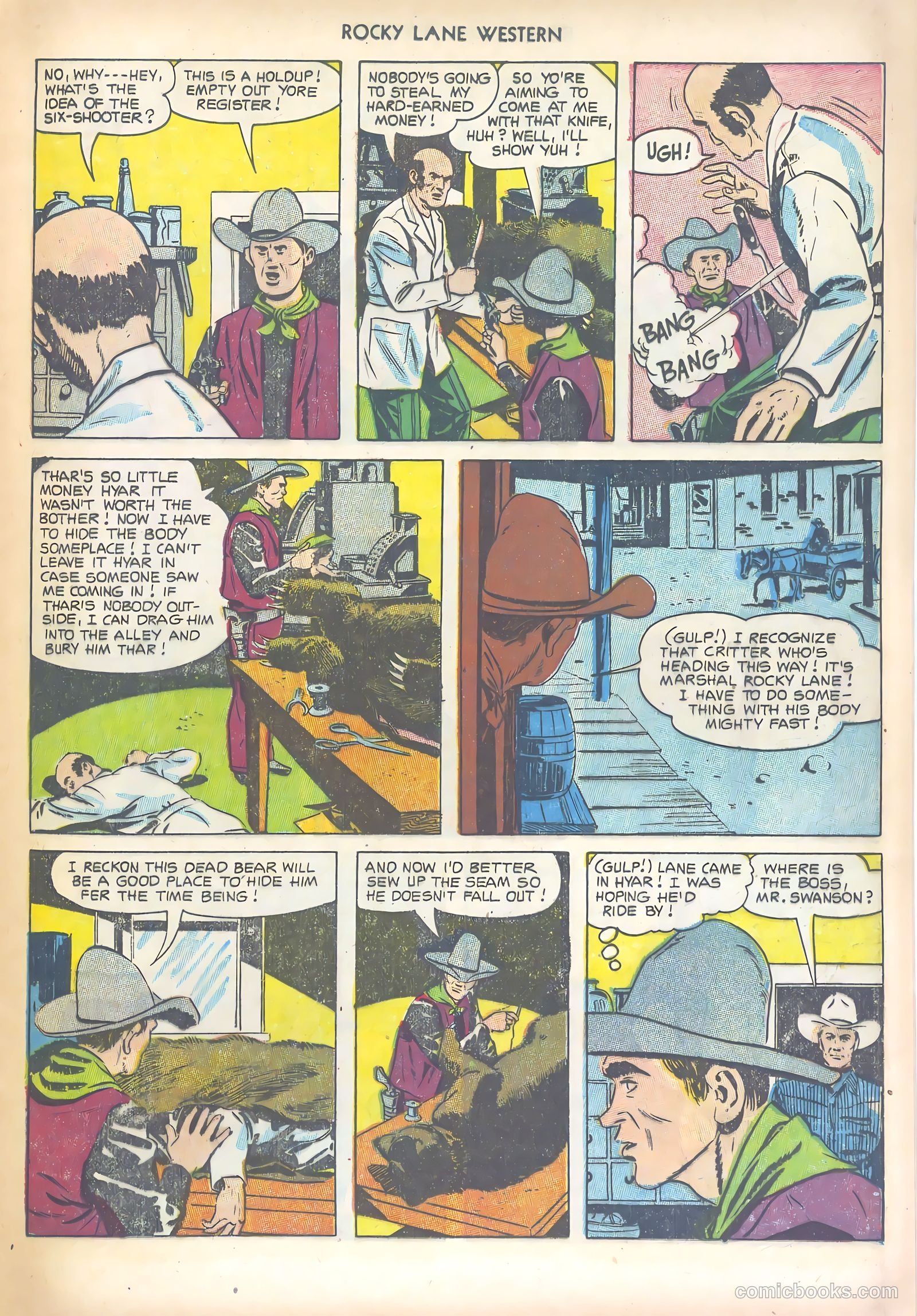 Rocky Lane Western #47 — page 13 of 36