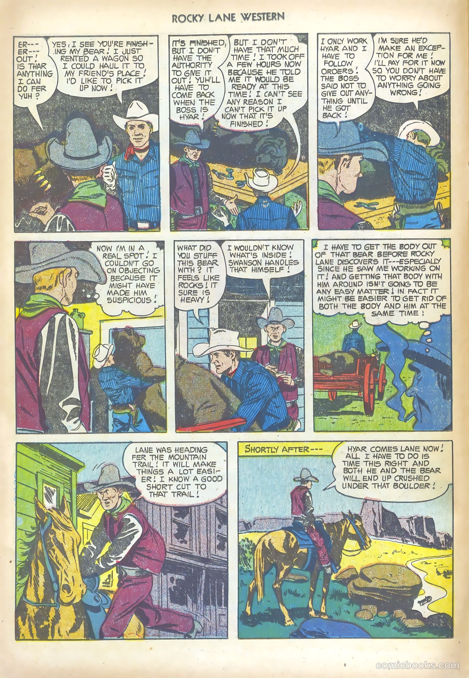 Rocky Lane Western #47 — page 14 of 36