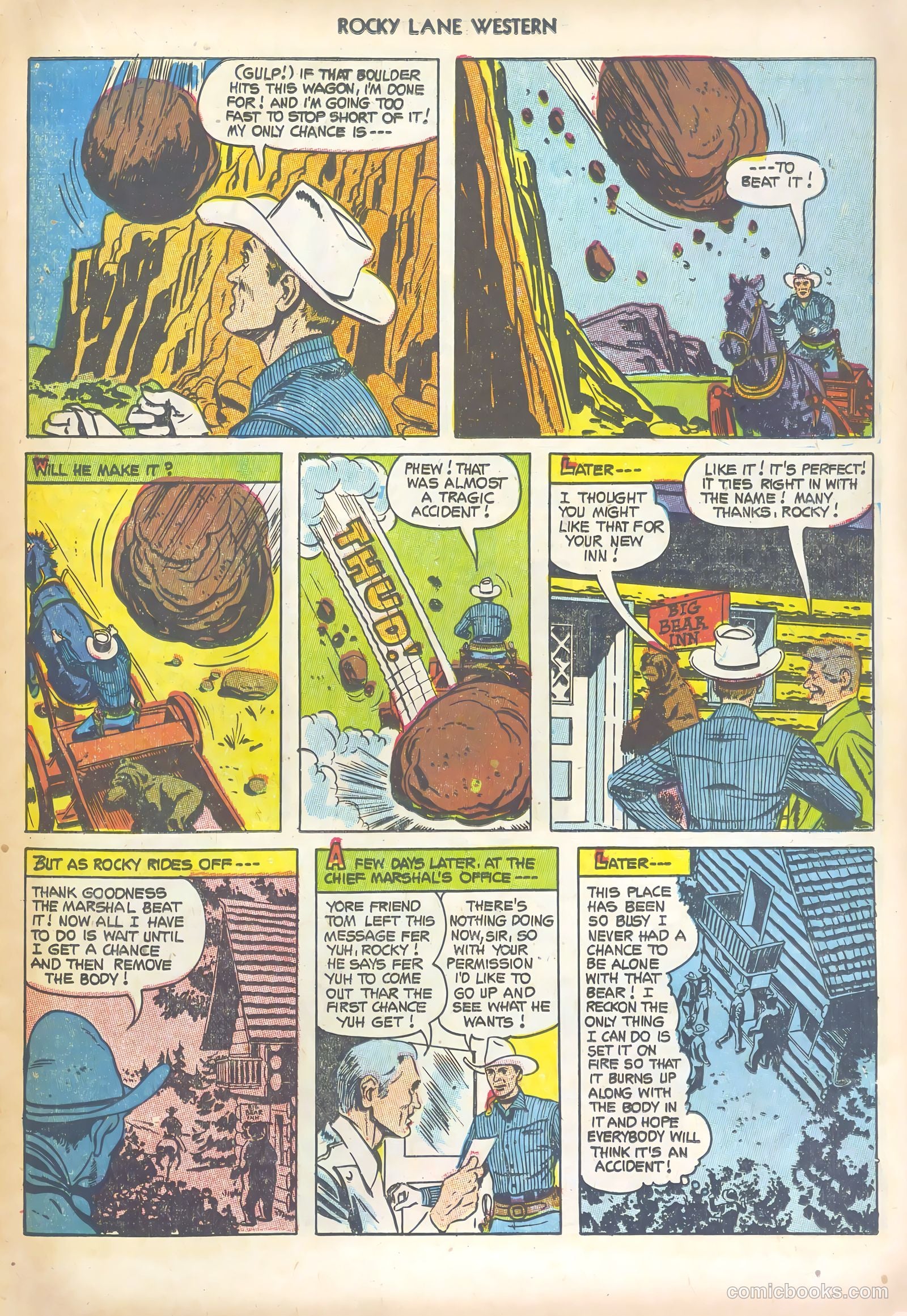 Rocky Lane Western #47 — page 15 of 36