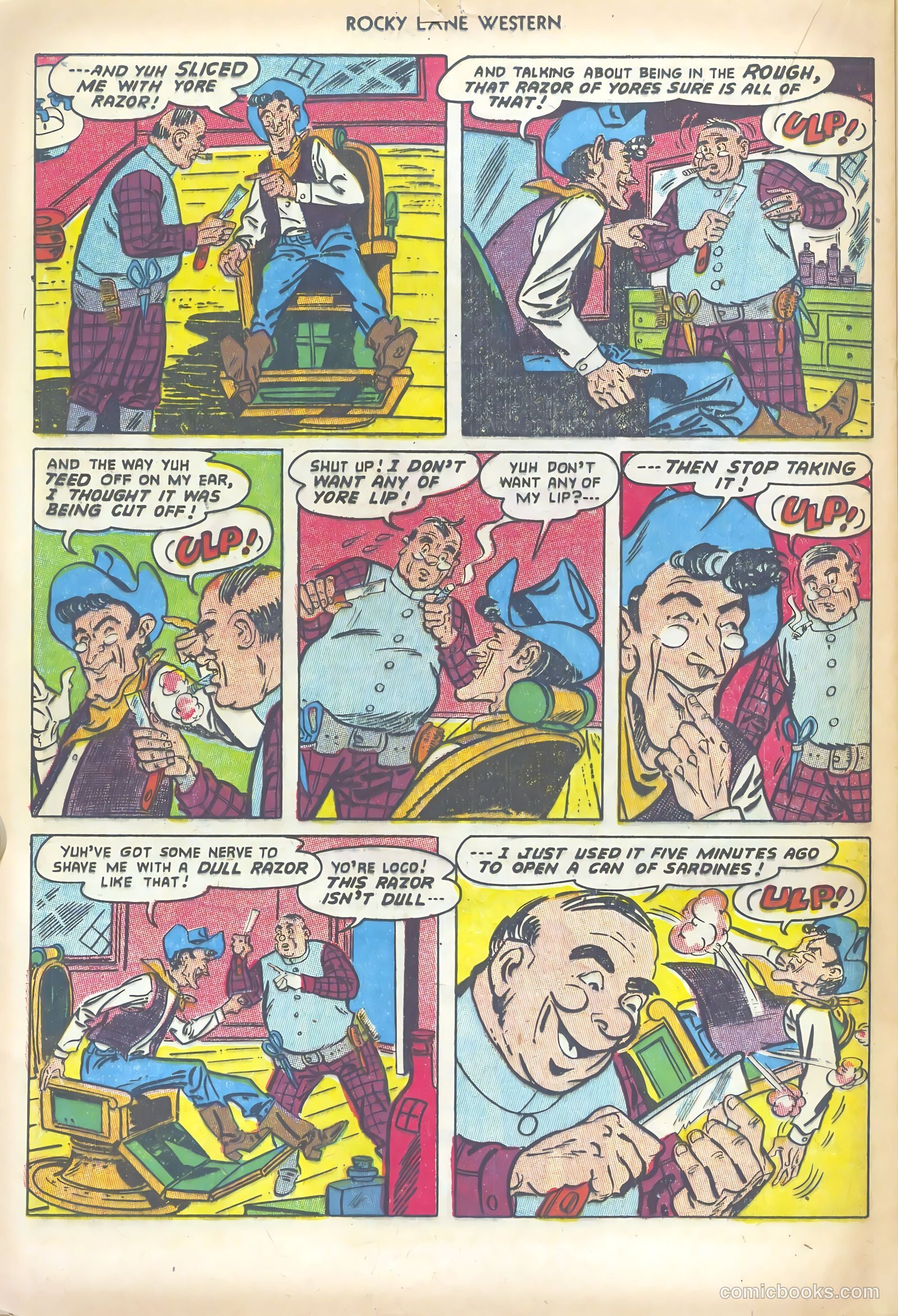 Rocky Lane Western #47 — page 20 of 36