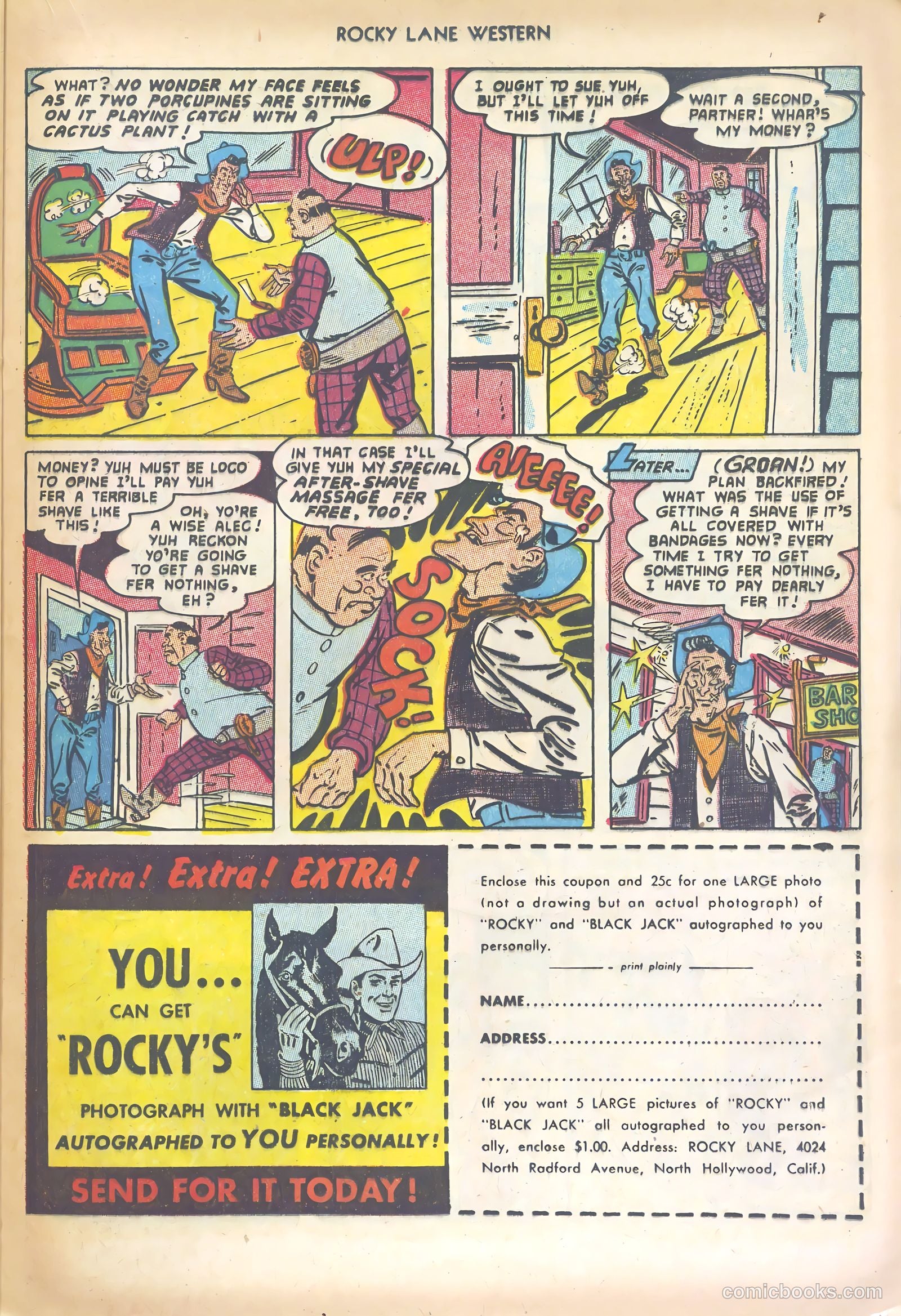 Rocky Lane Western #47 — page 21 of 36