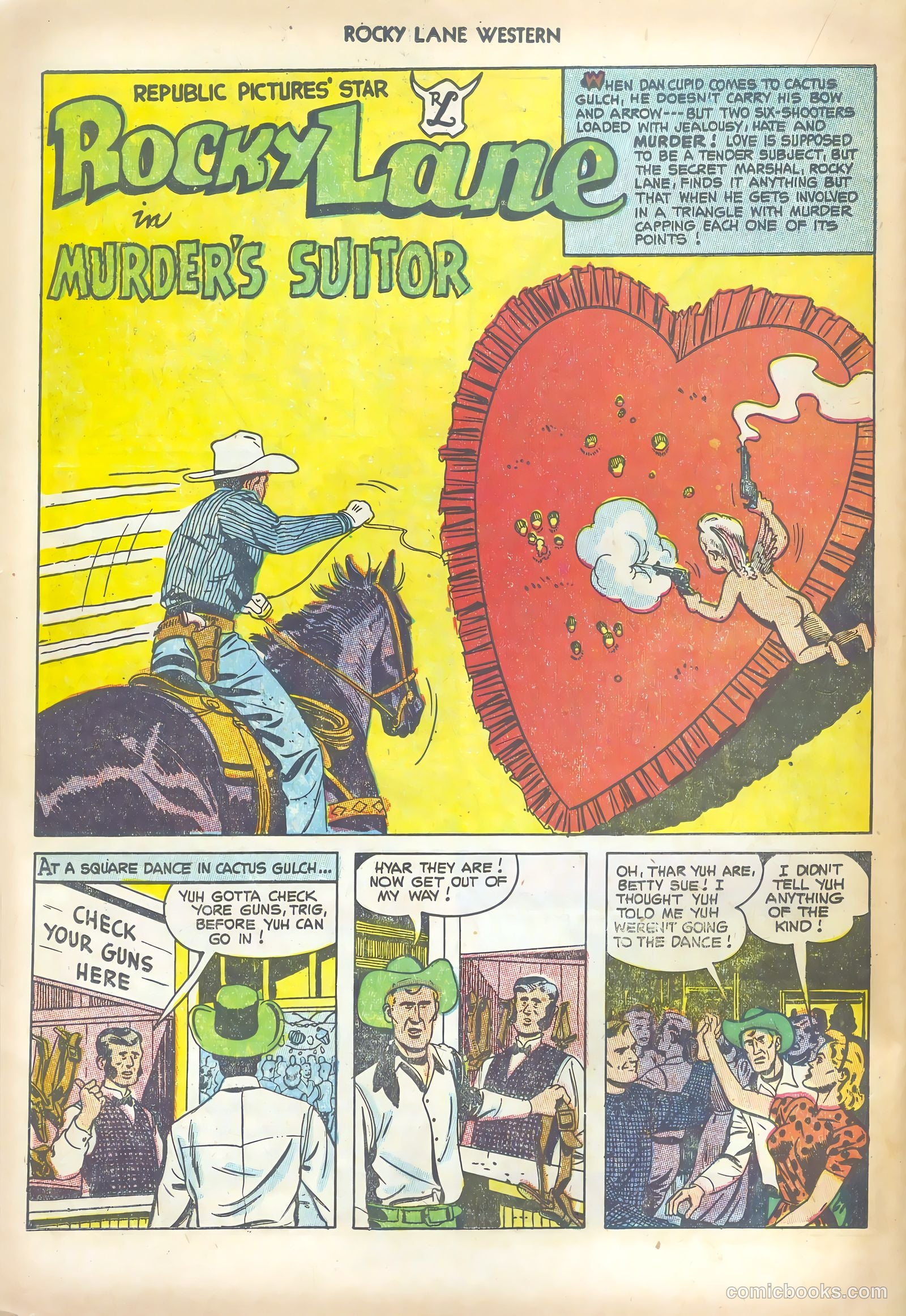 Rocky Lane Western #47 — page 22 of 36
