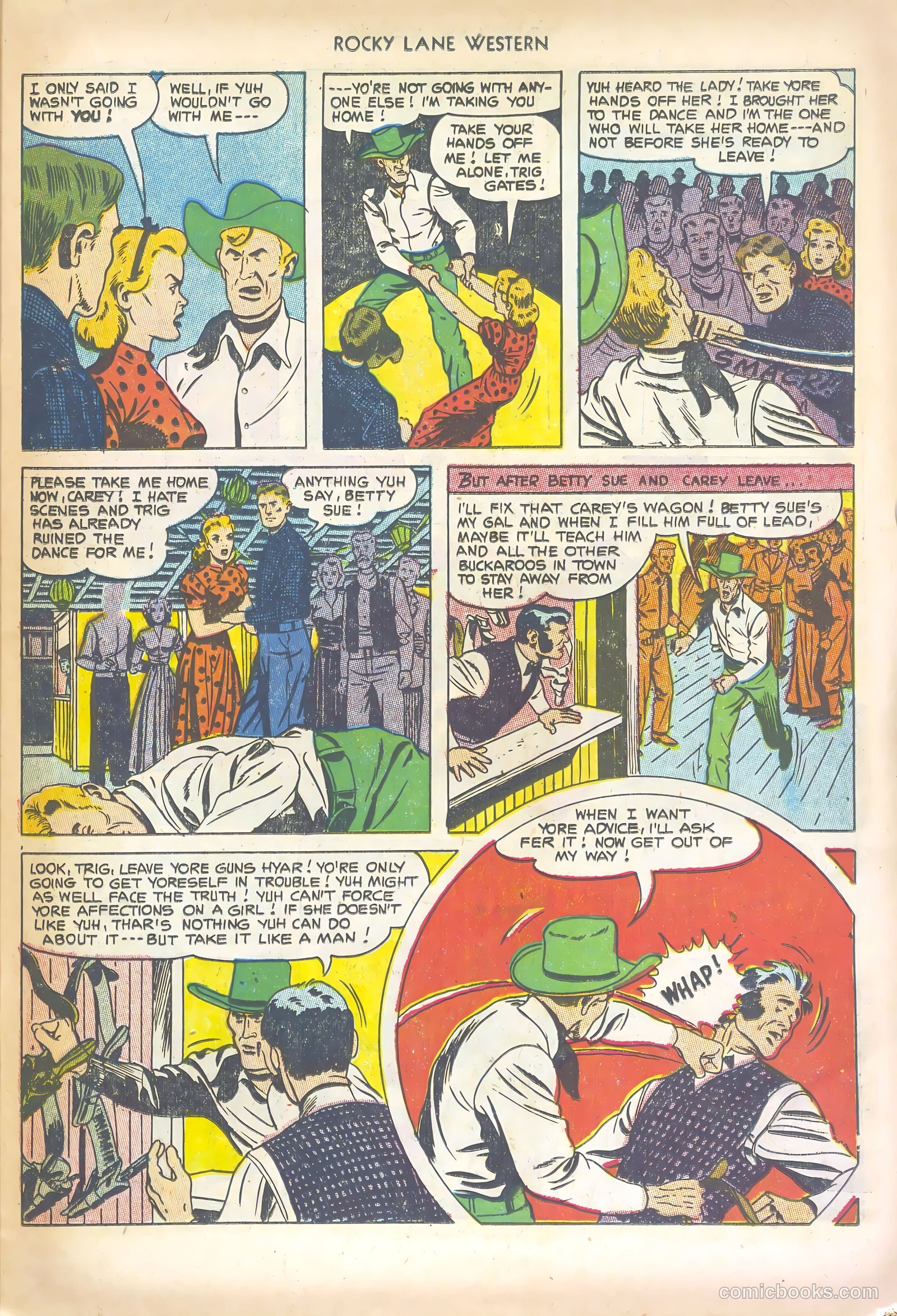 Rocky Lane Western #47 — page 23 of 36