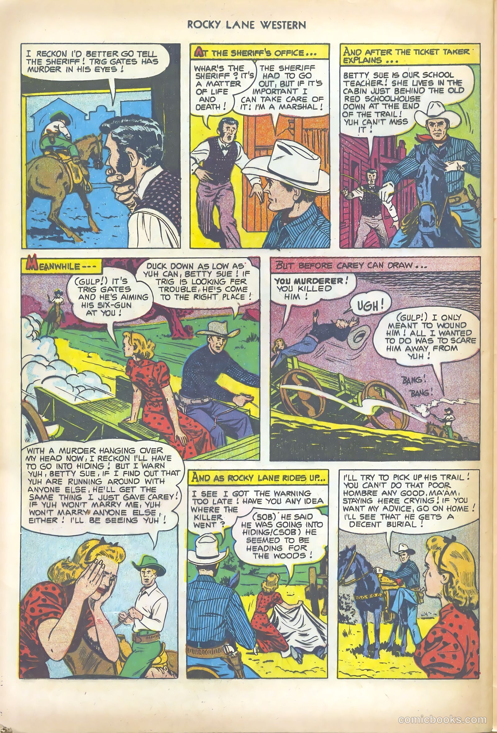 Rocky Lane Western #47 — page 24 of 36