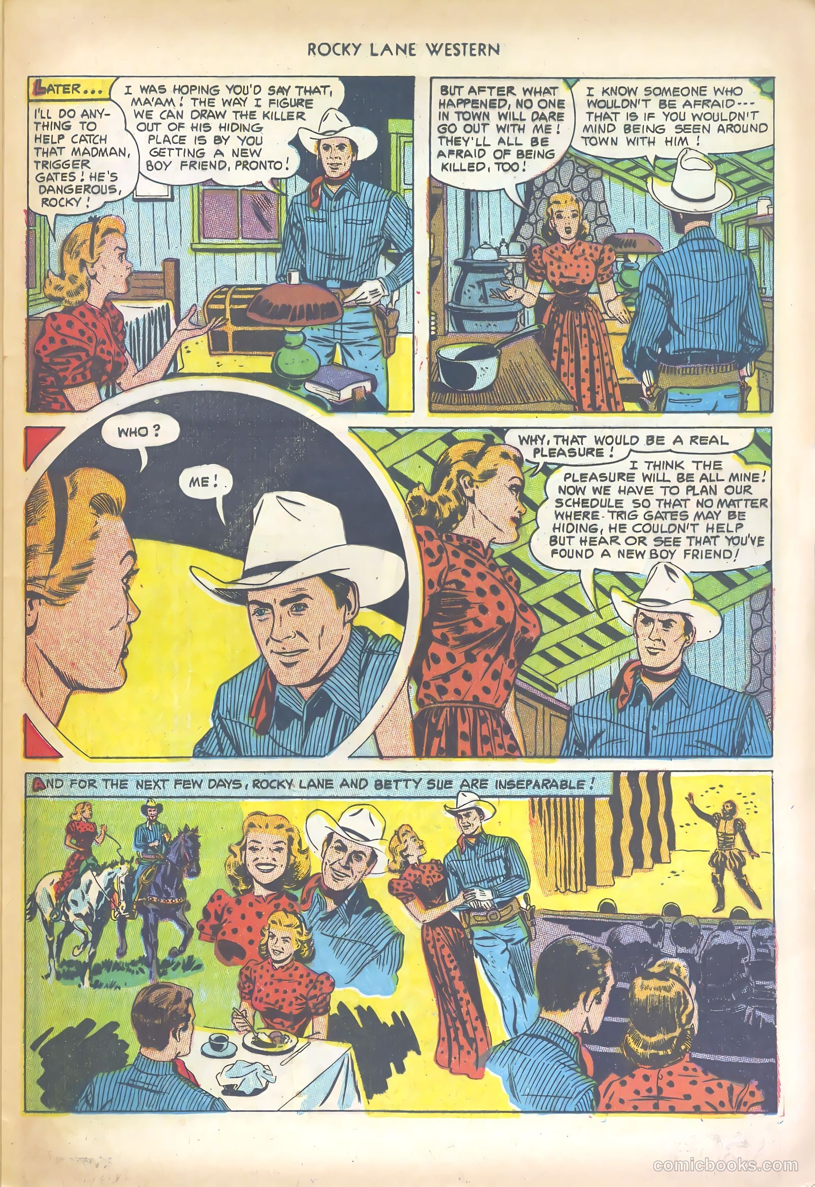 Rocky Lane Western #47 — page 25 of 36