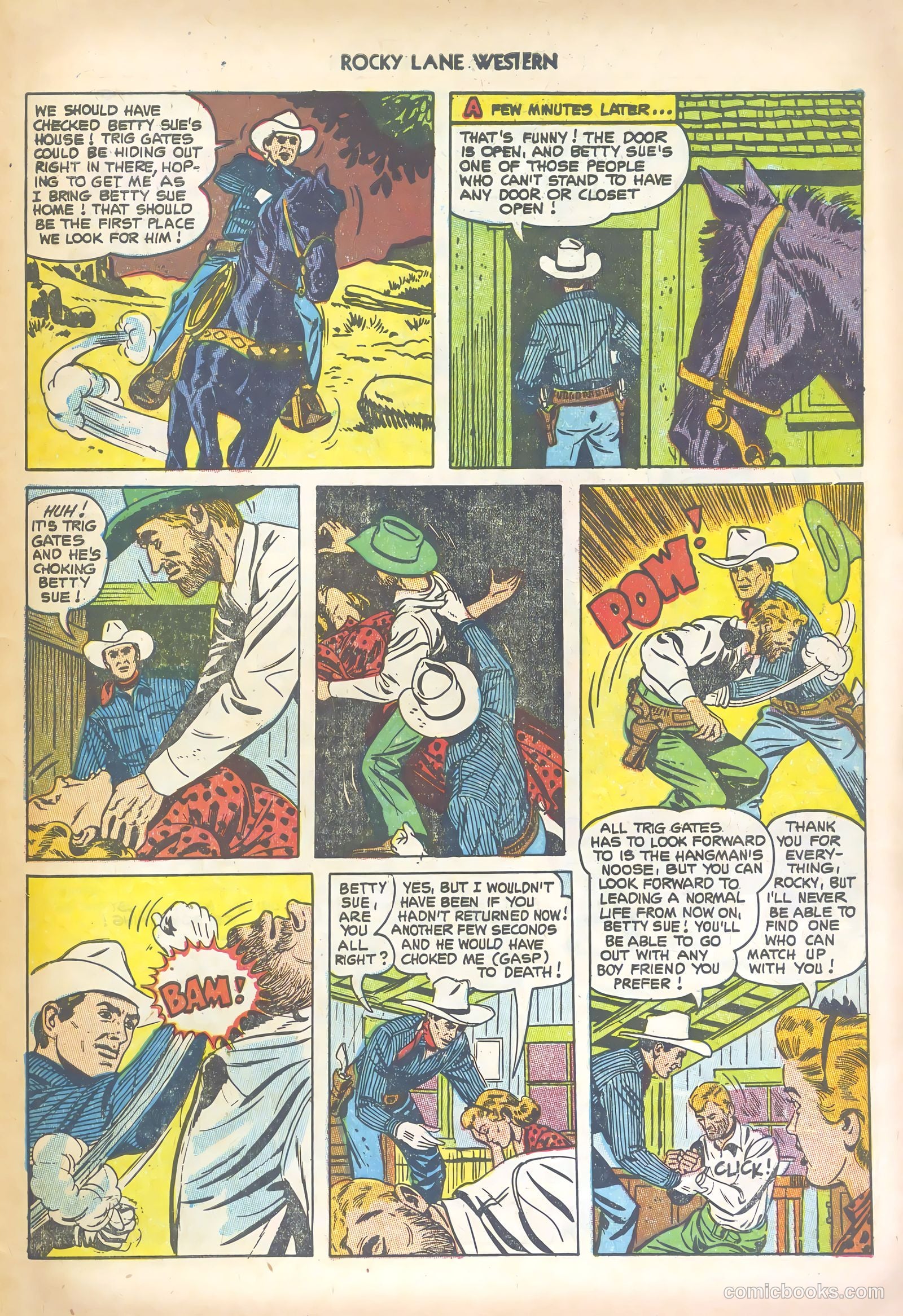 Rocky Lane Western #47 — page 27 of 36