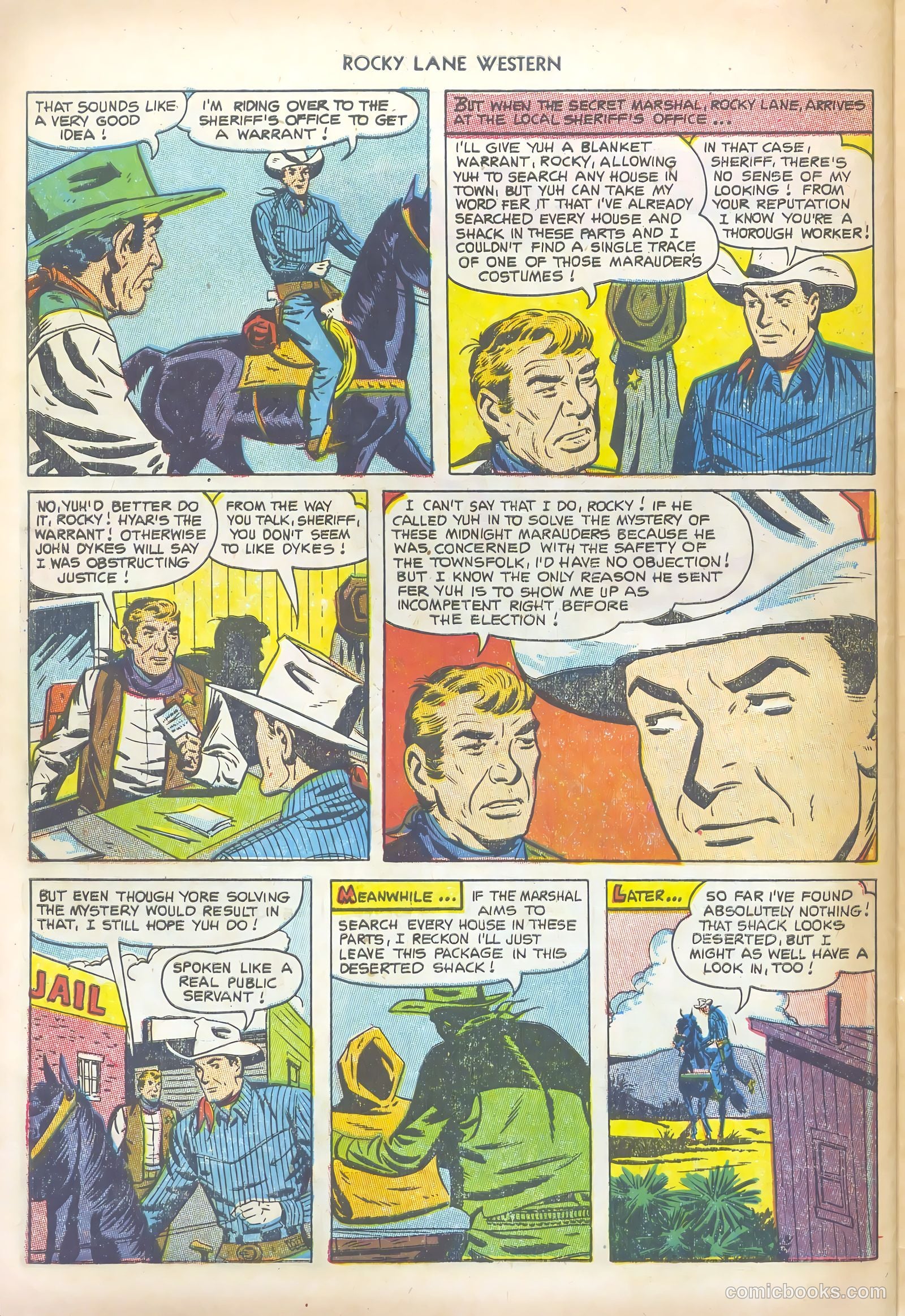 Rocky Lane Western #47 — page 30 of 36