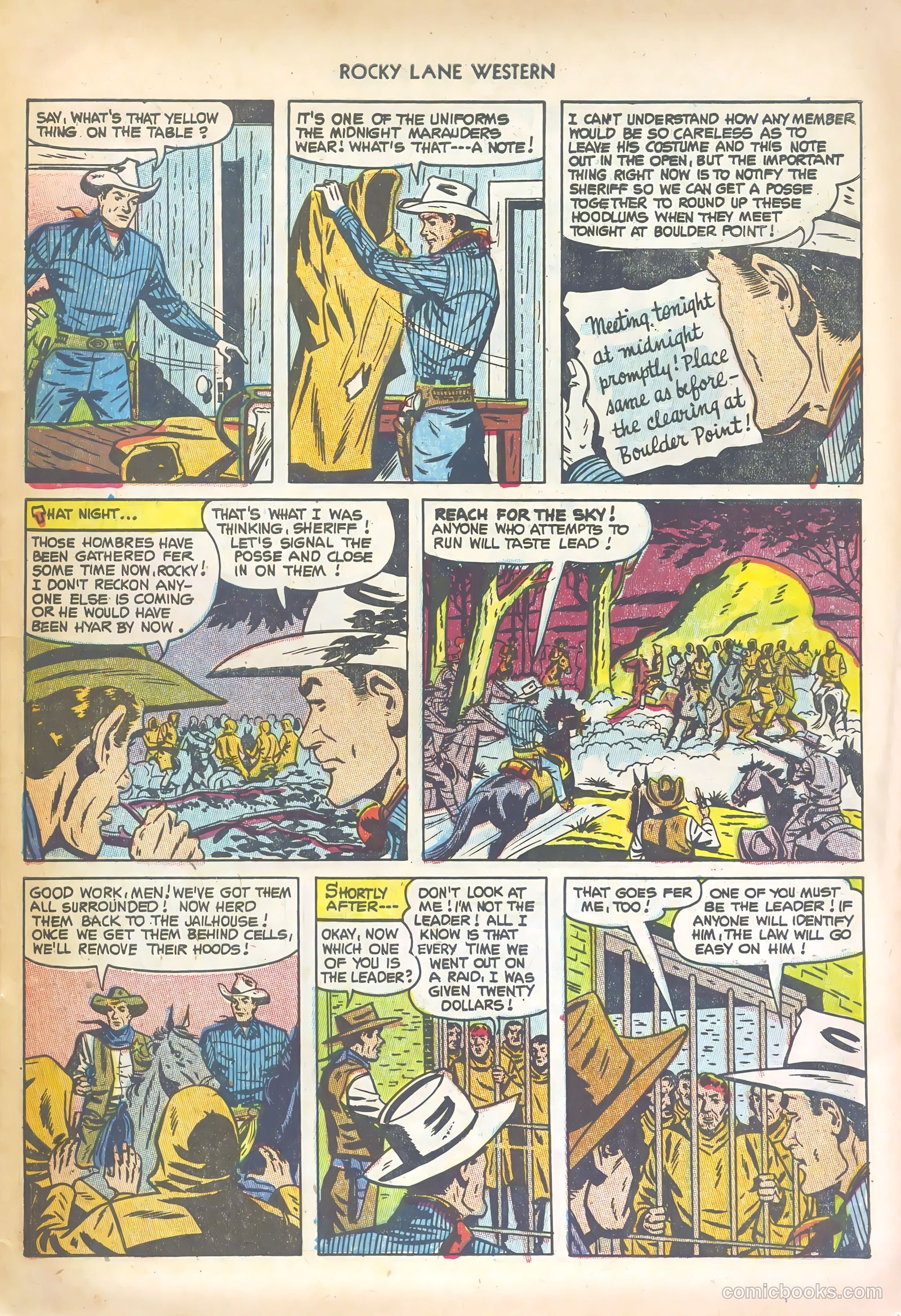 Rocky Lane Western #47 — page 31 of 36