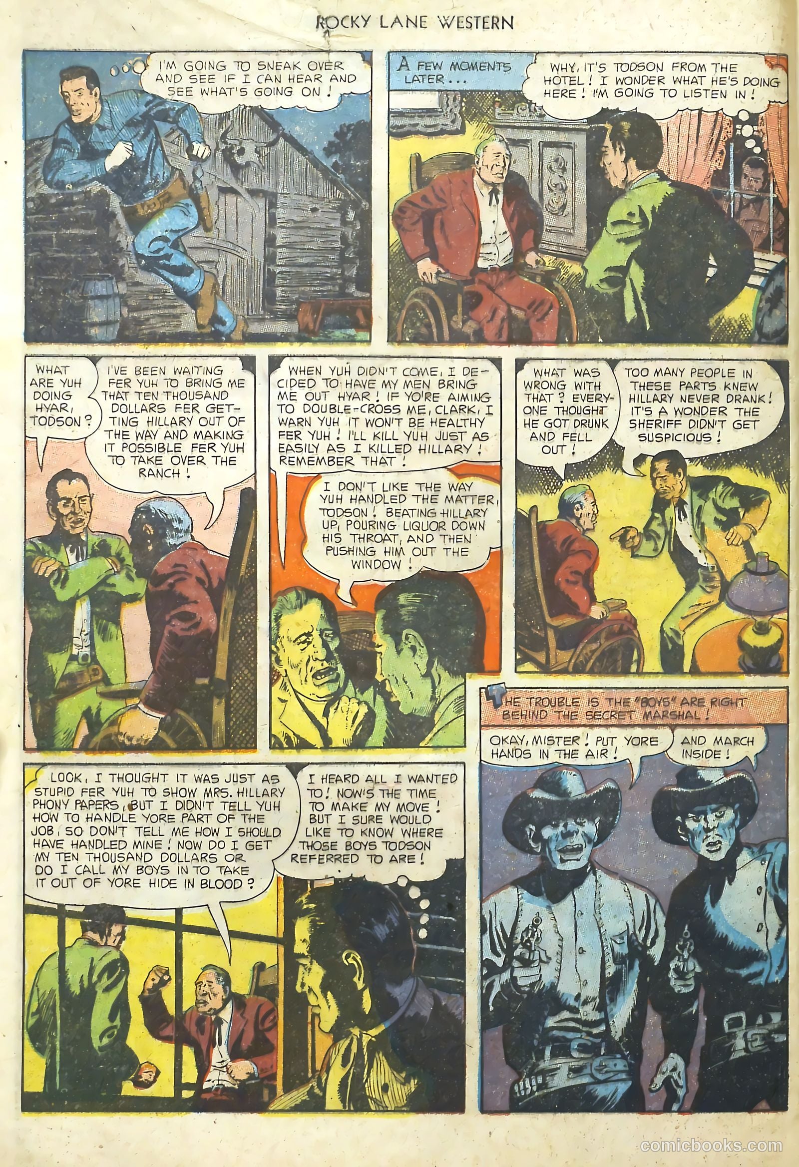 Rocky Lane Western #48 — page 9 of 37