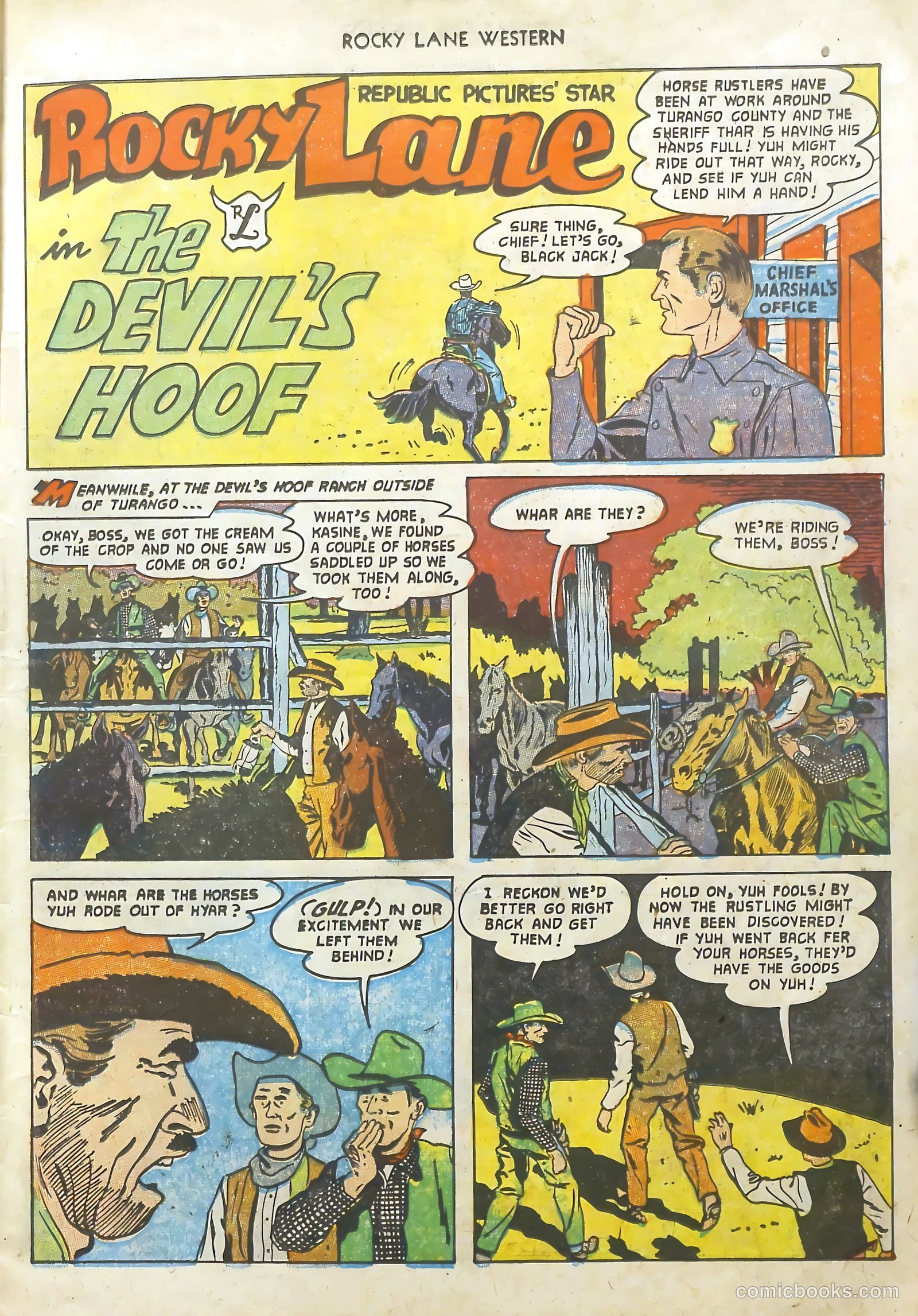 Rocky Lane Western #48 — page 12 of 37