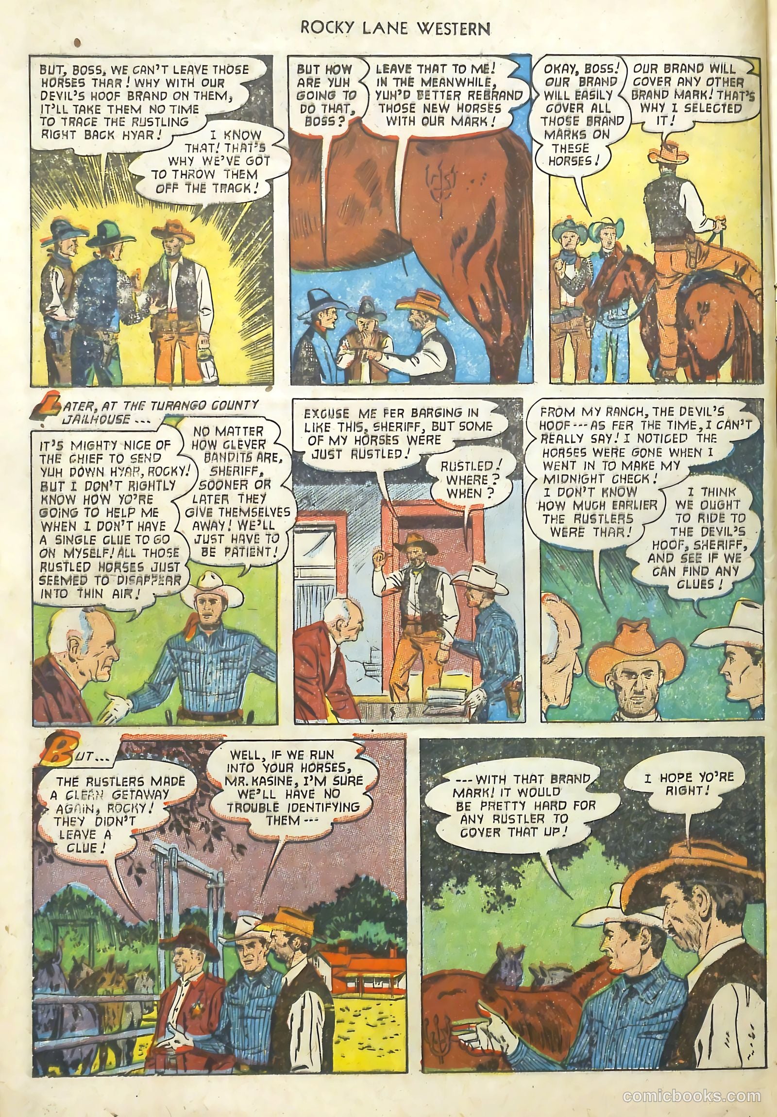 Rocky Lane Western #48 — page 13 of 37