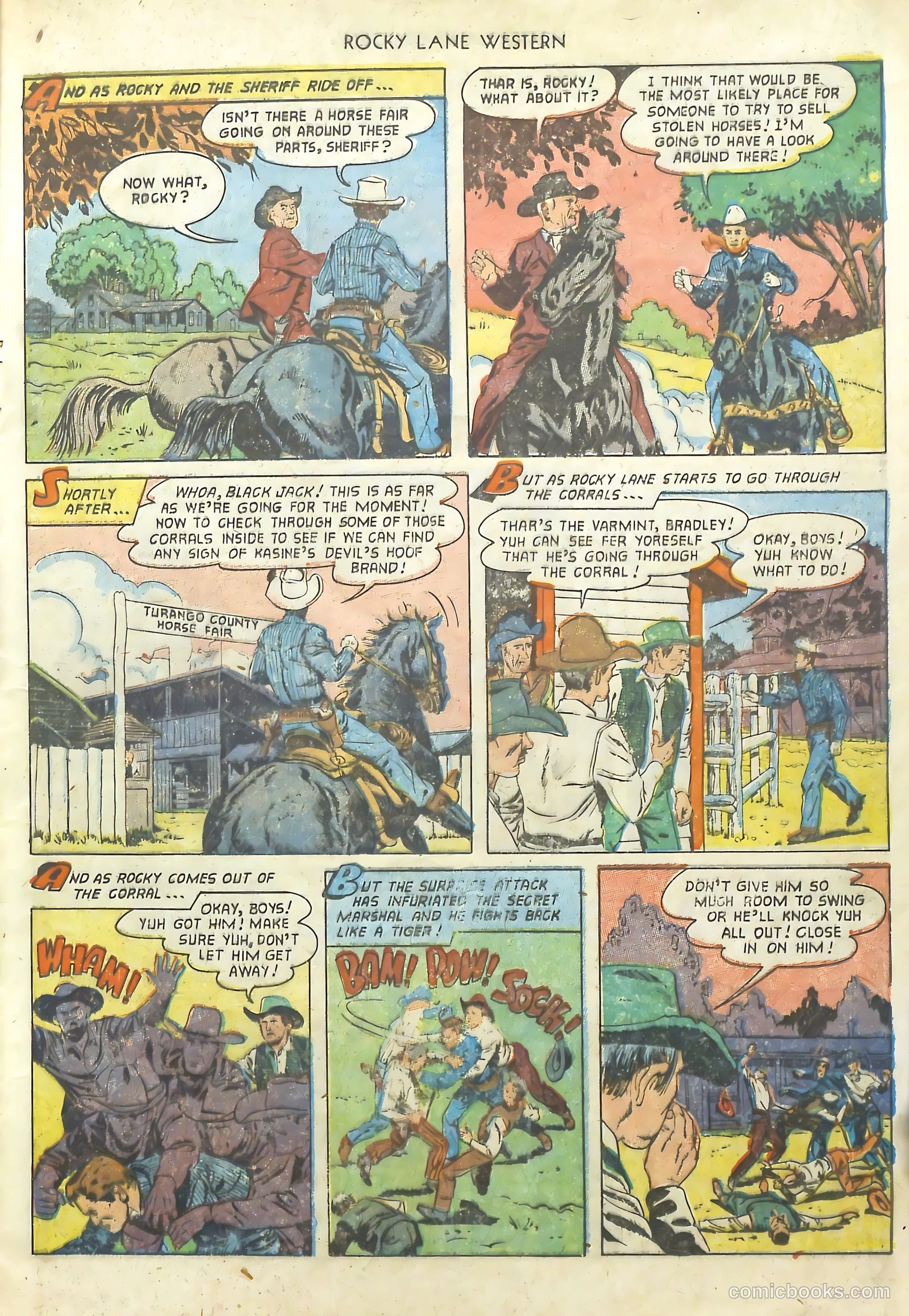 Rocky Lane Western #48 — page 14 of 37