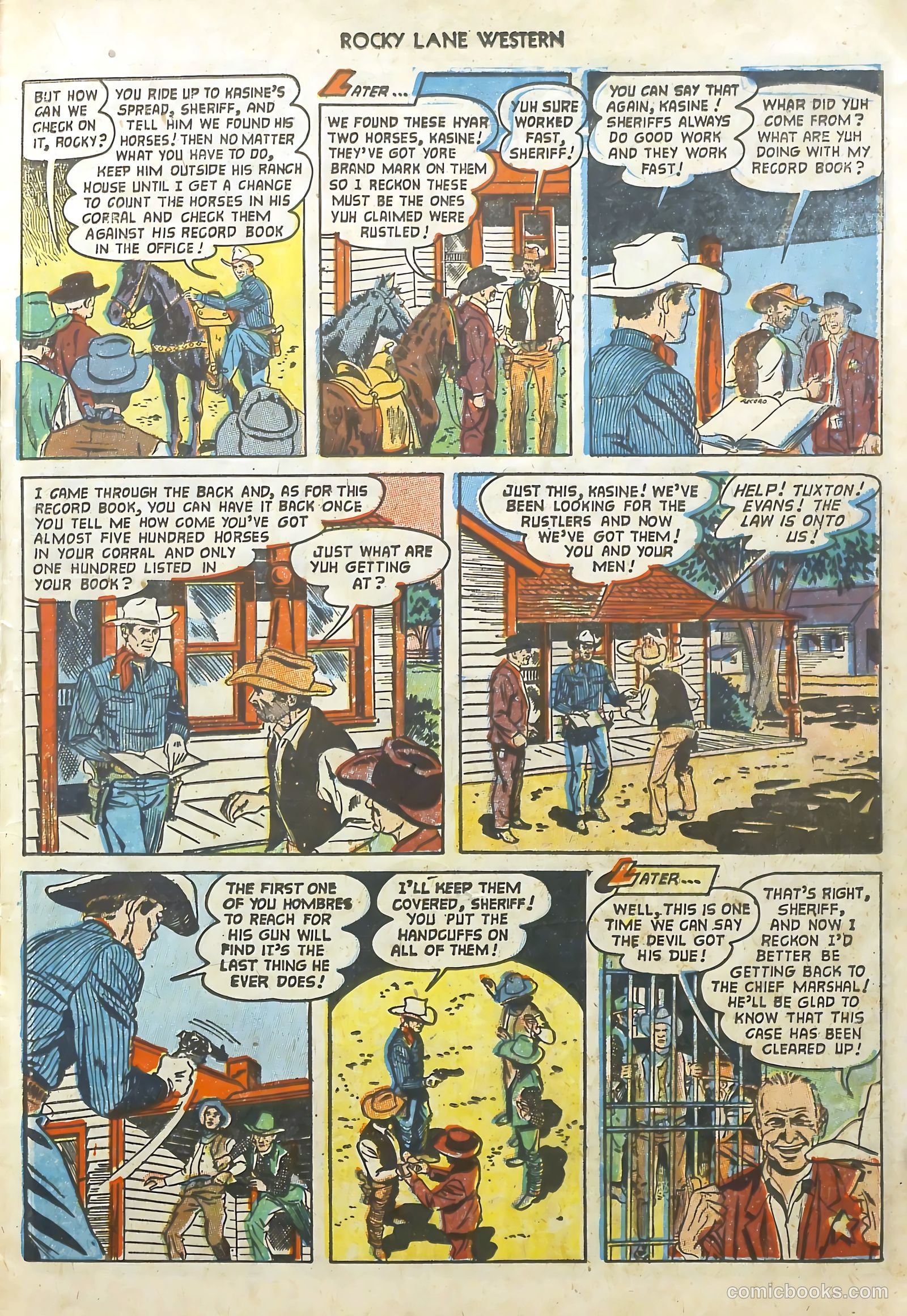 Rocky Lane Western #48 — page 16 of 37