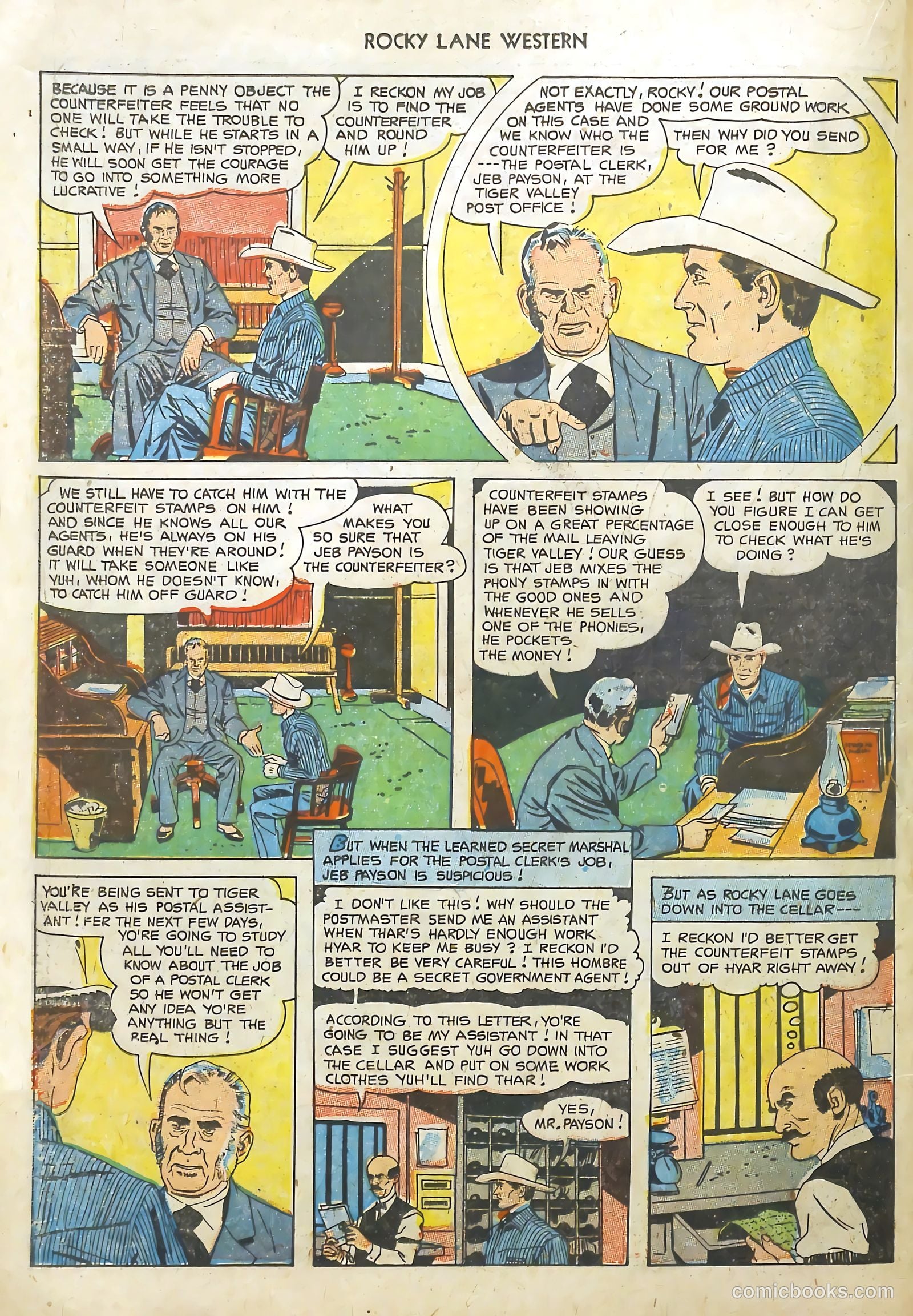 Rocky Lane Western #48 — page 19 of 37