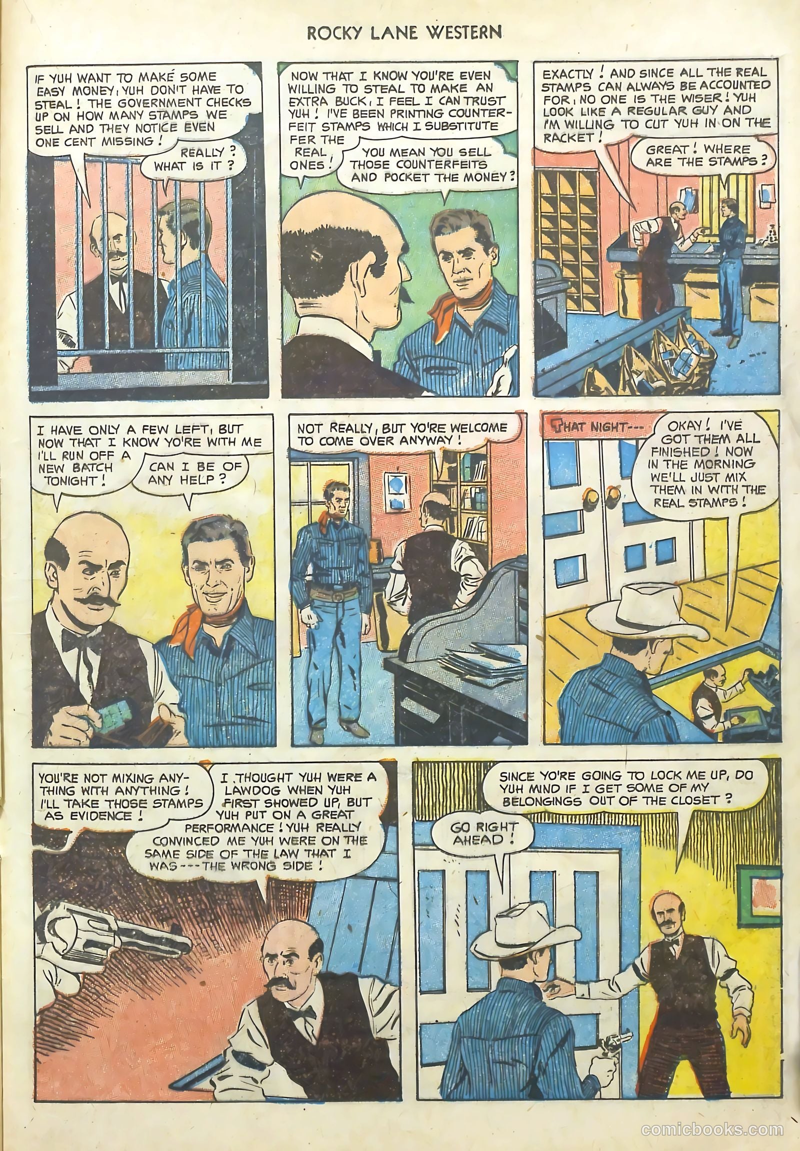Rocky Lane Western #48 — page 22 of 37