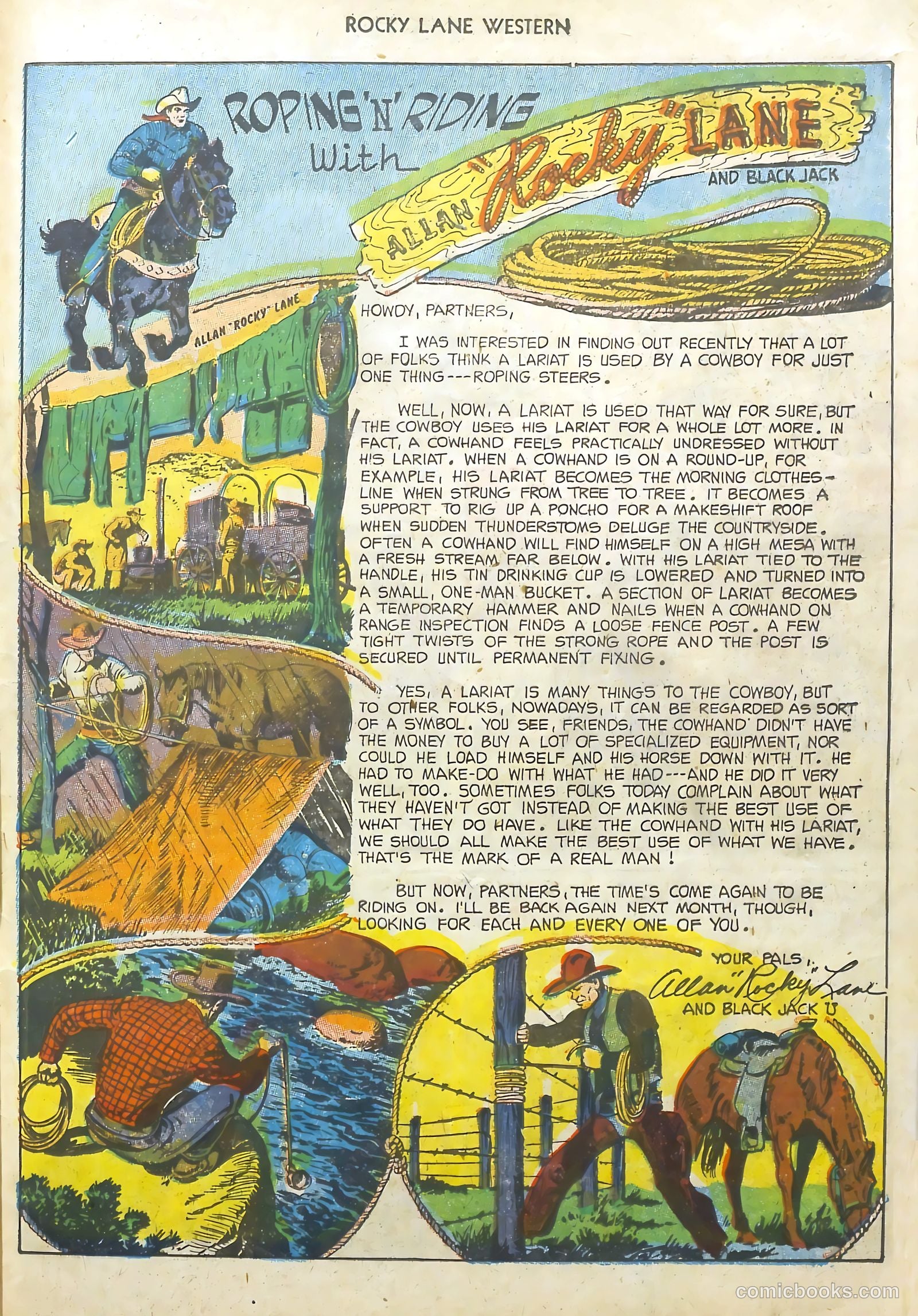 Rocky Lane Western #48 — page 24 of 37