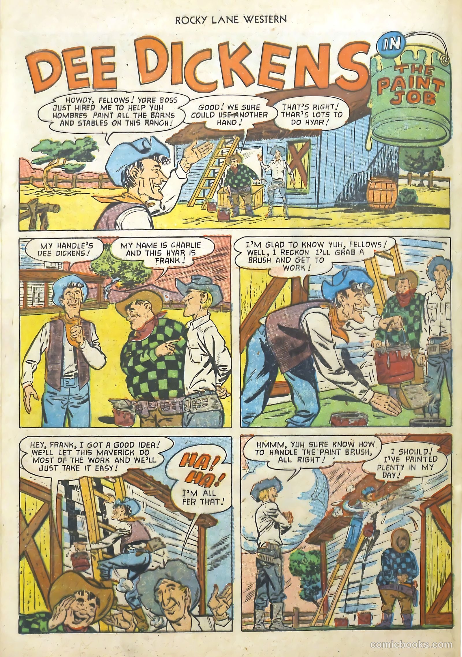 Rocky Lane Western #48 — page 25 of 37