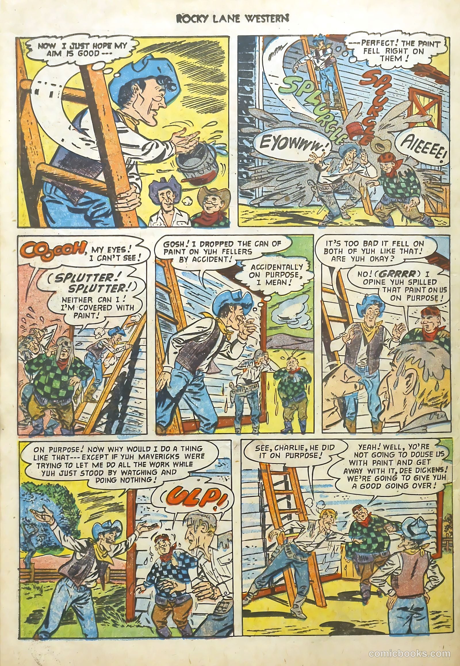 Rocky Lane Western #48 — page 27 of 37