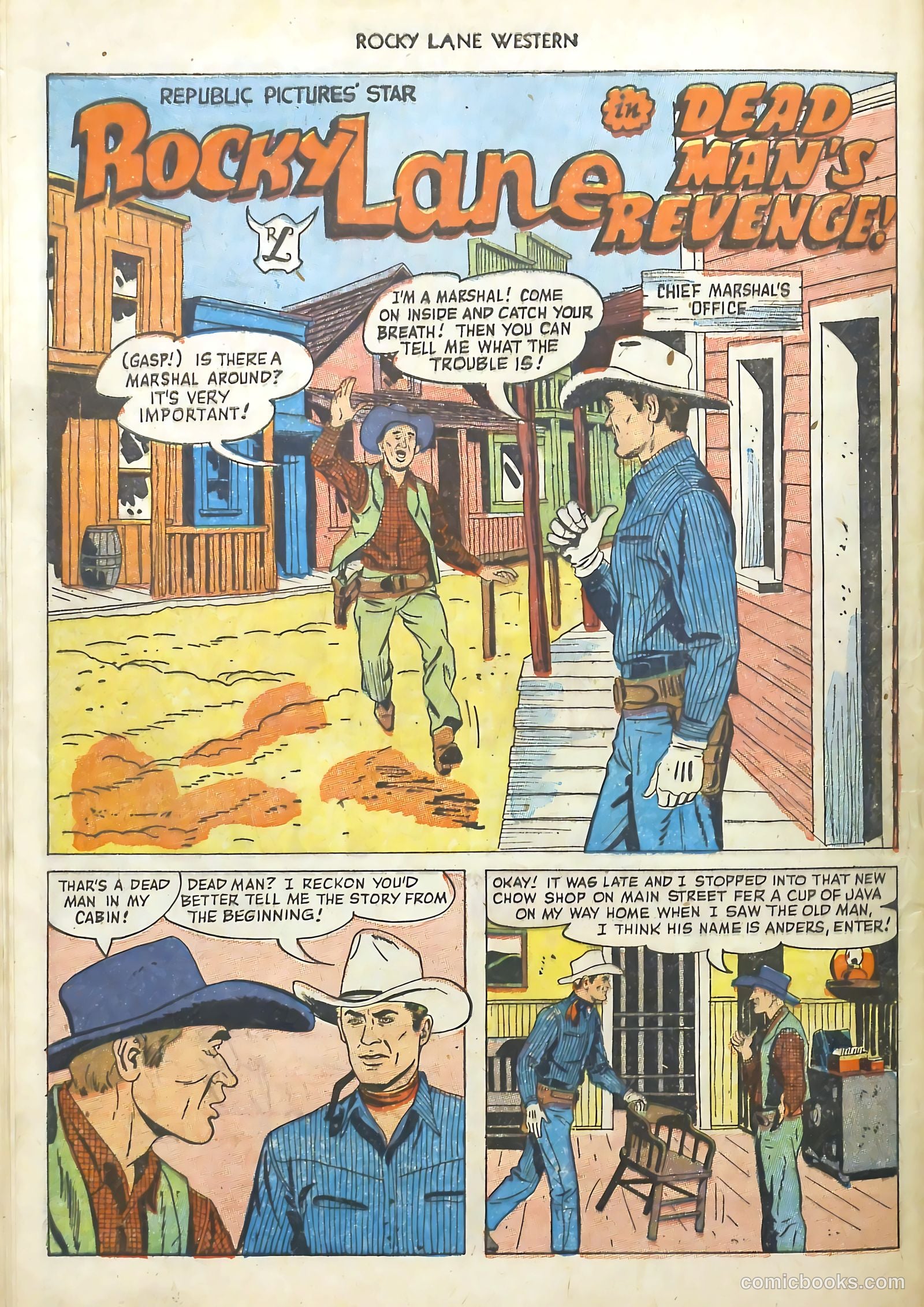 Rocky Lane Western #48 — page 29 of 37