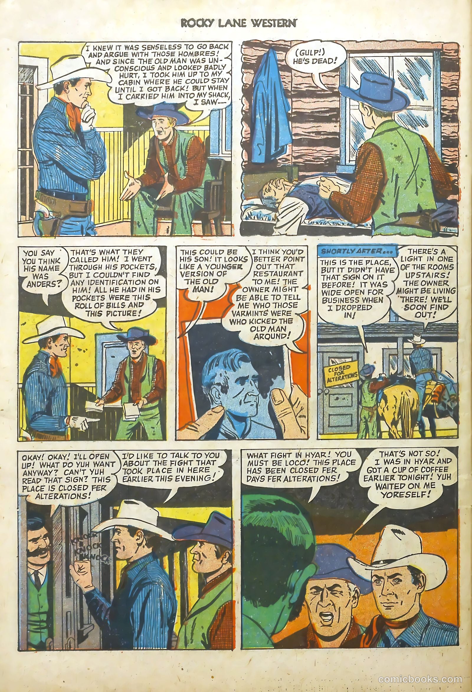 Rocky Lane Western #48 — page 31 of 37
