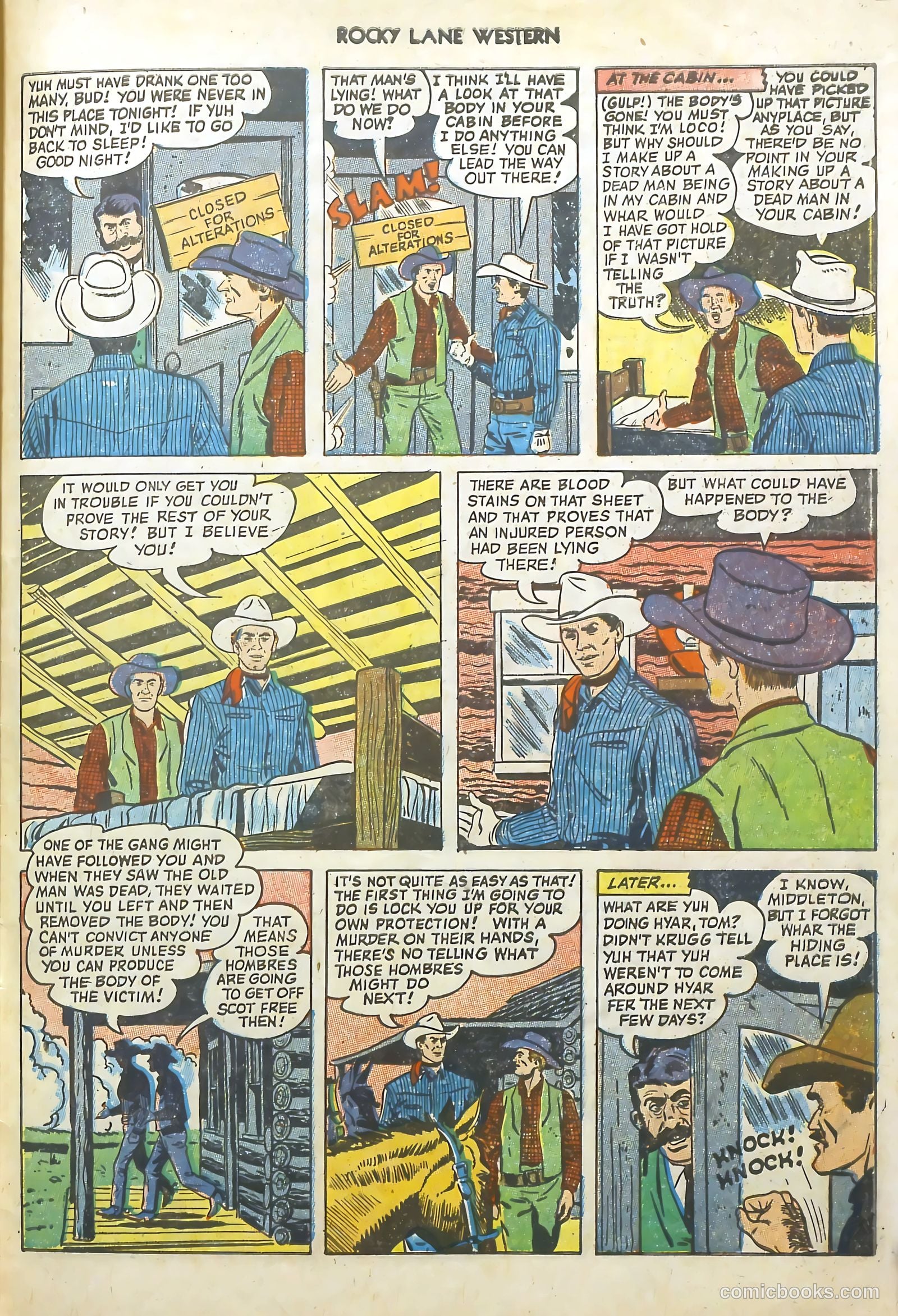 Rocky Lane Western #48 — page 32 of 37