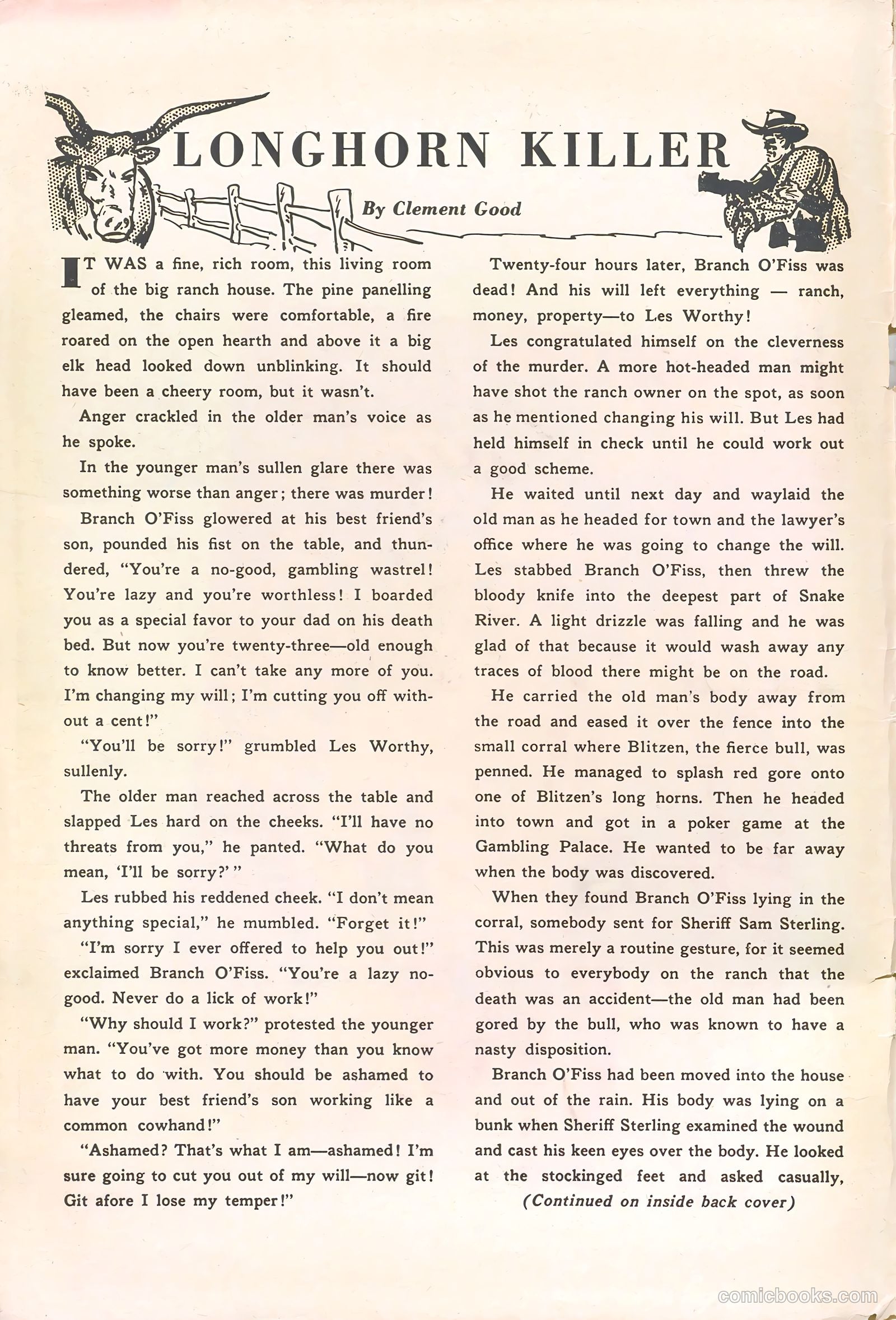 Rocky Lane Western #50 — page 2 of 36