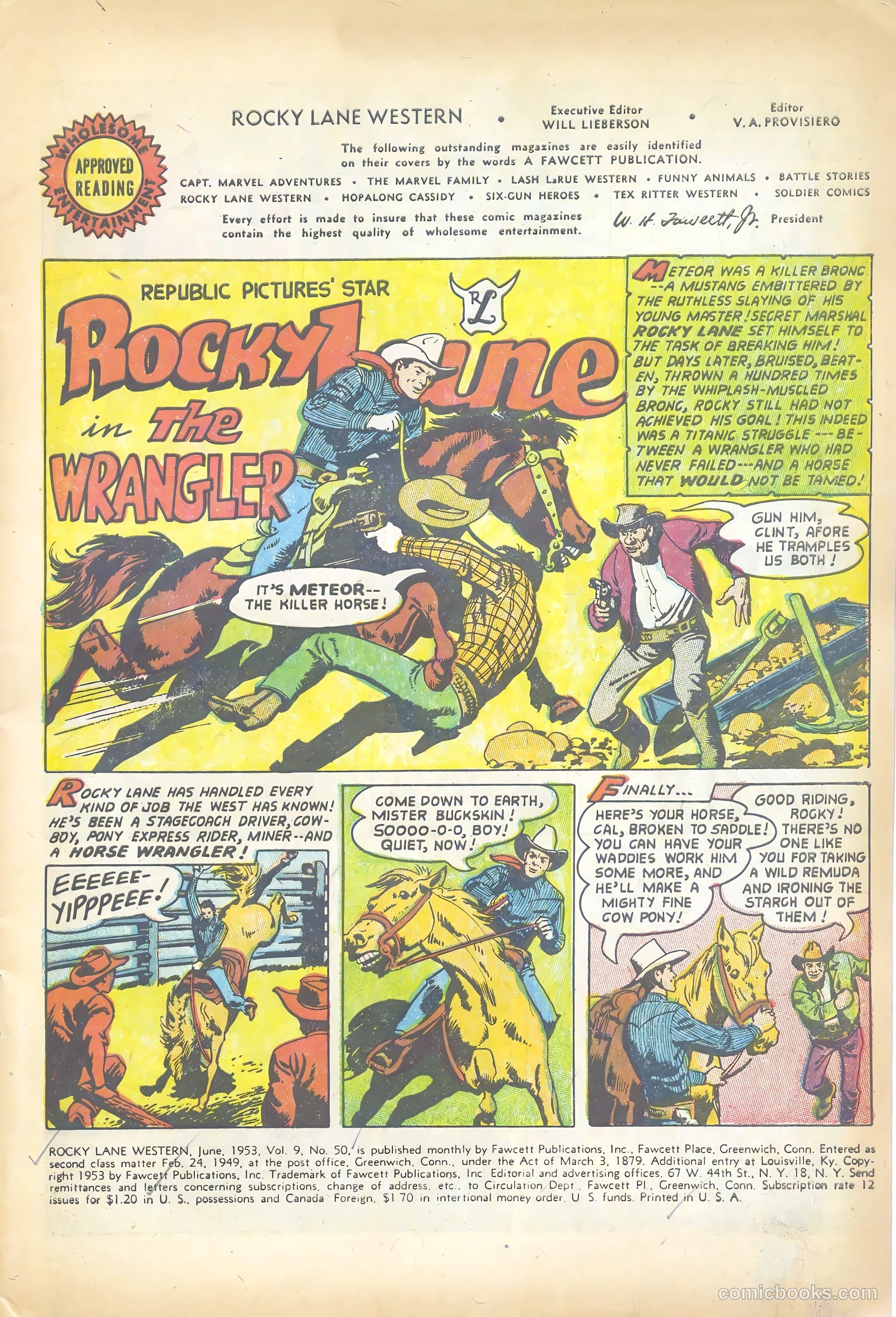 Rocky Lane Western #50 — page 3 of 36