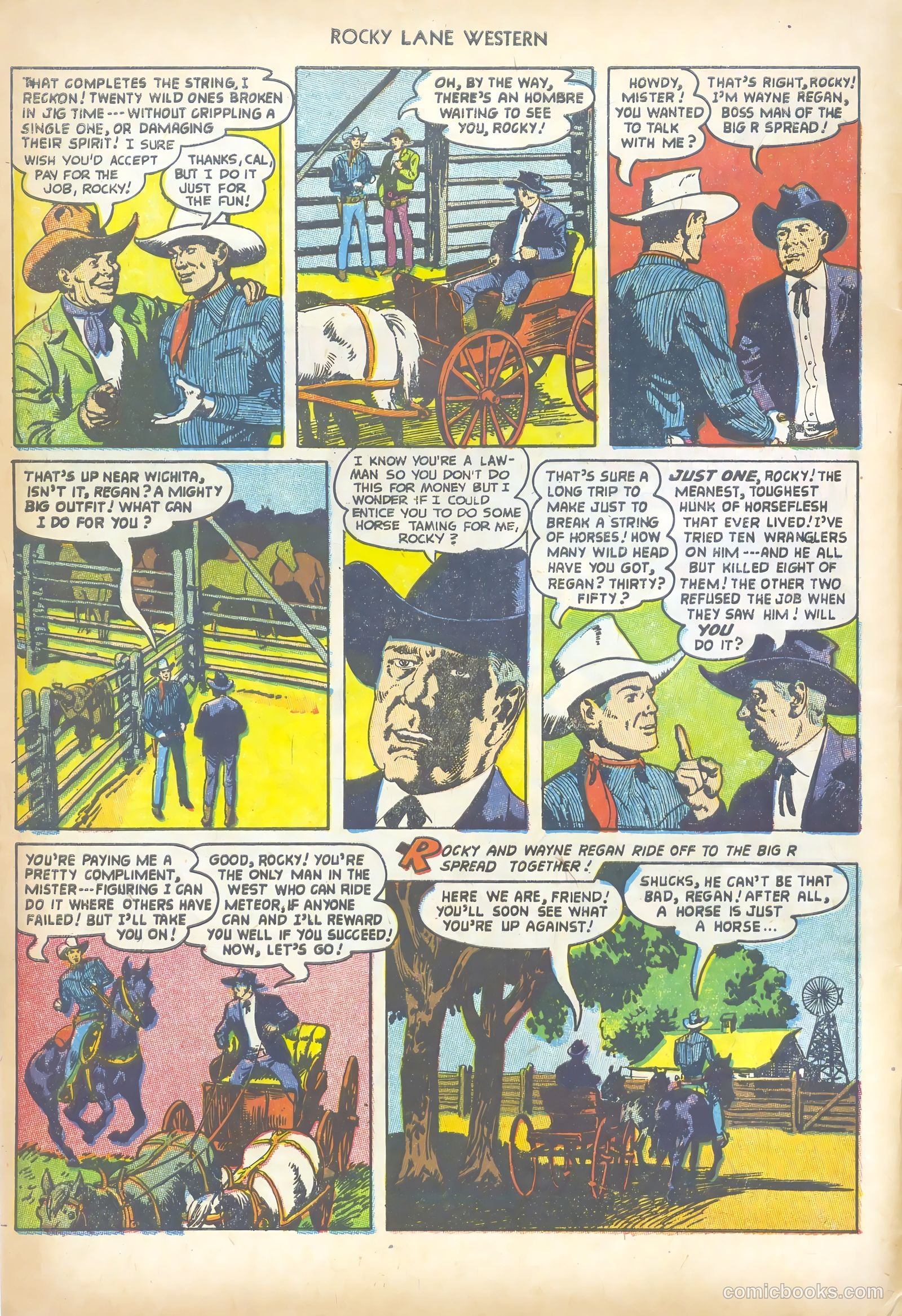 Rocky Lane Western #50 — page 4 of 36