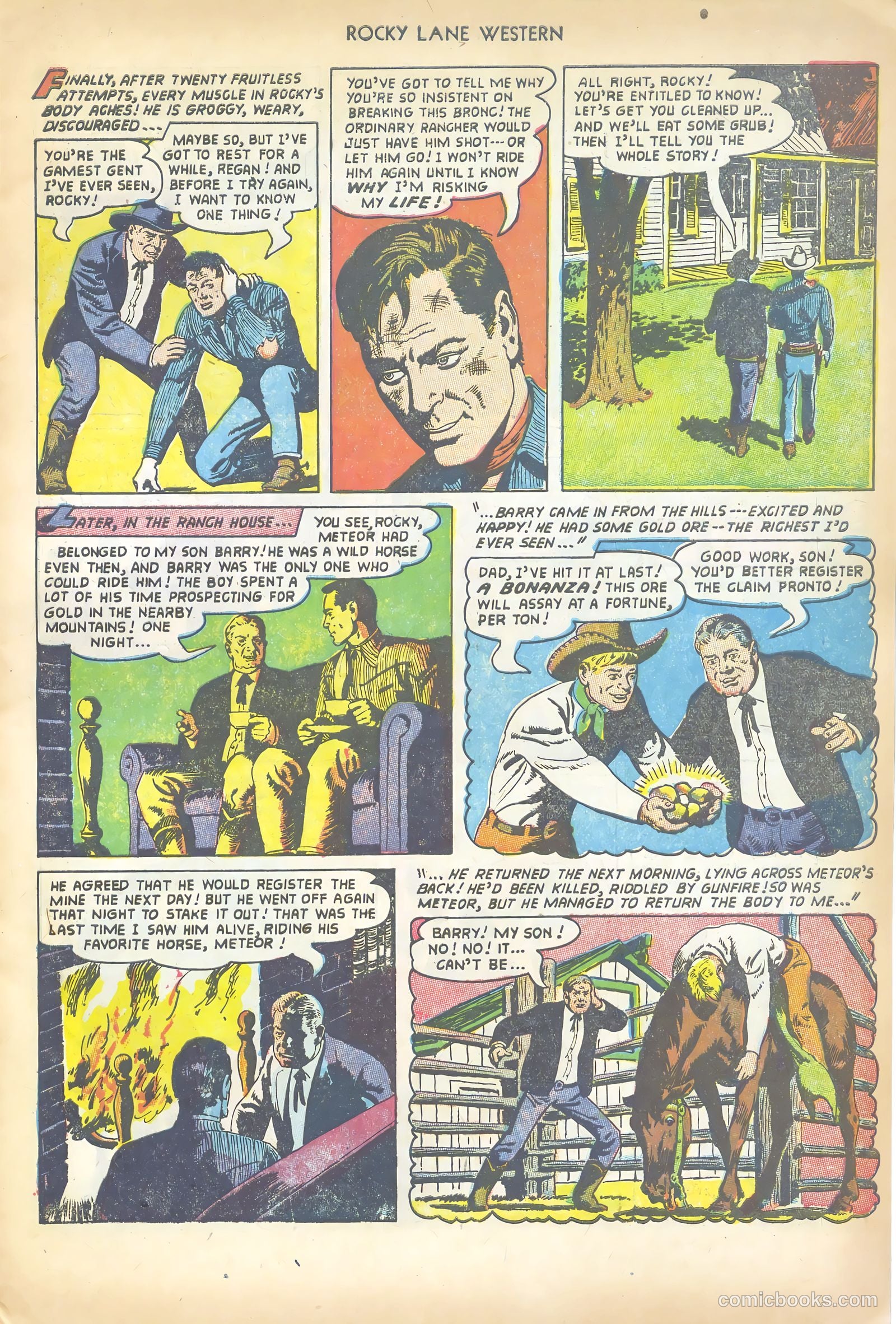 Rocky Lane Western #50 — page 7 of 36