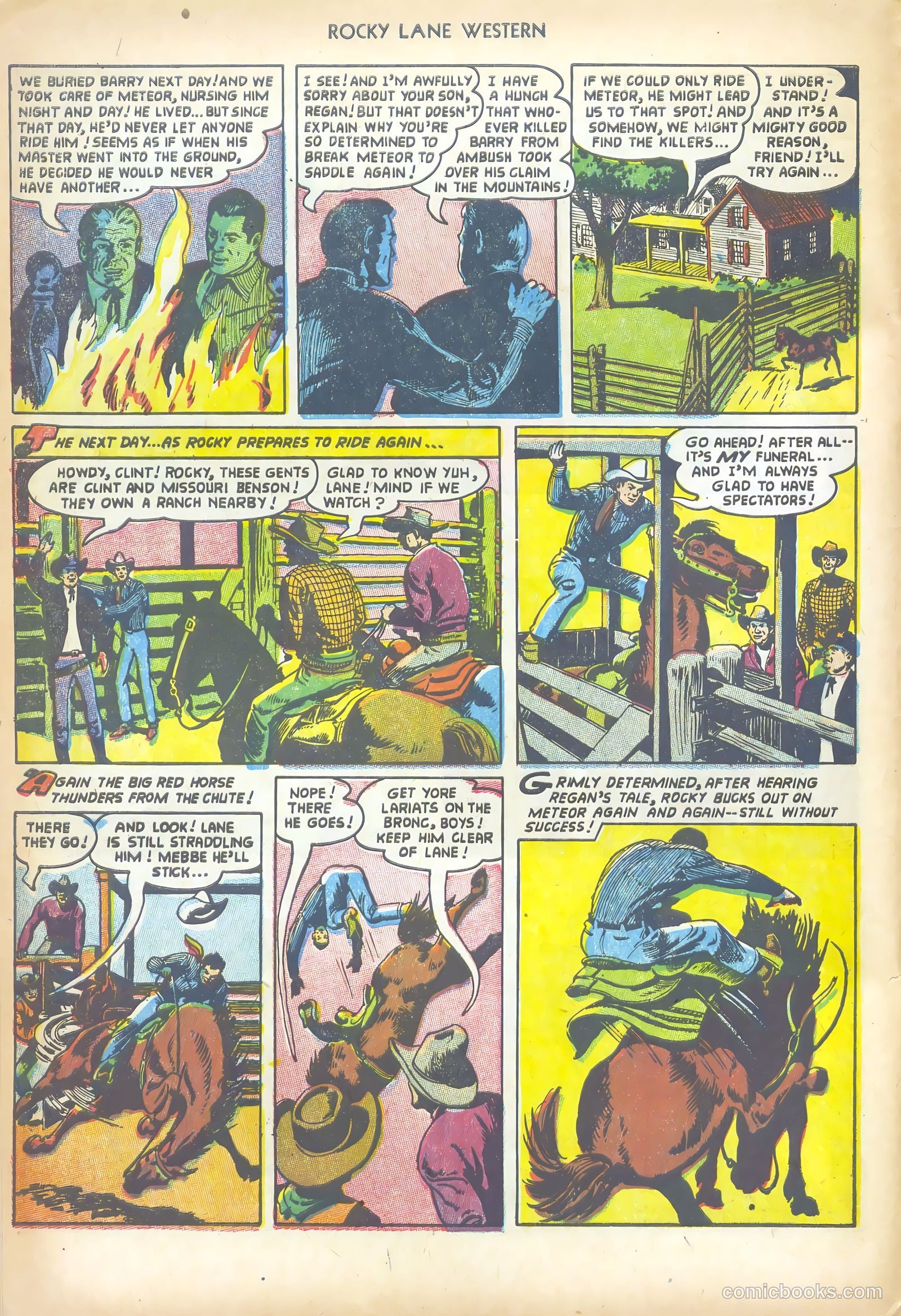 Rocky Lane Western #50 — page 8 of 36