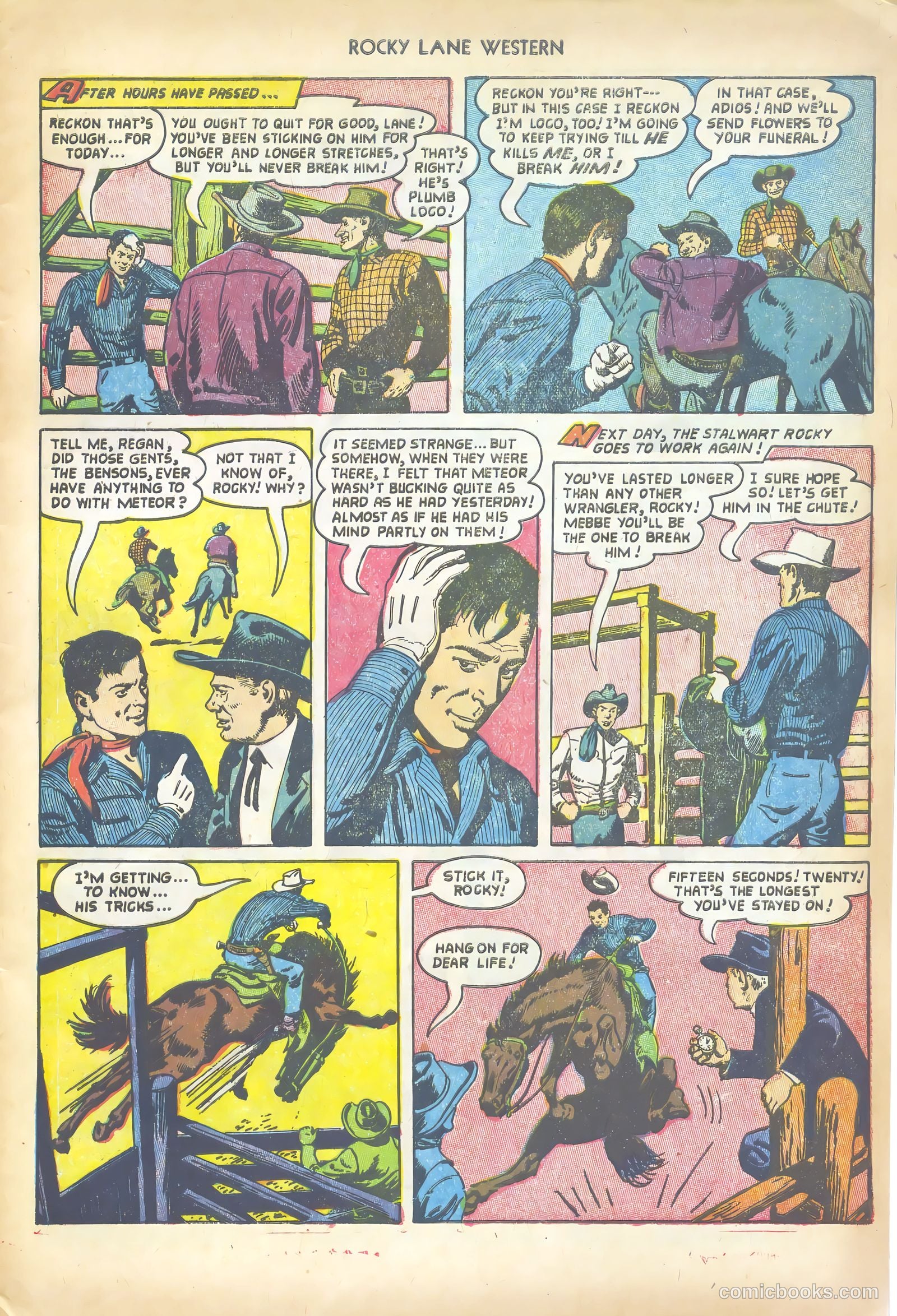 Rocky Lane Western #50 — page 9 of 36