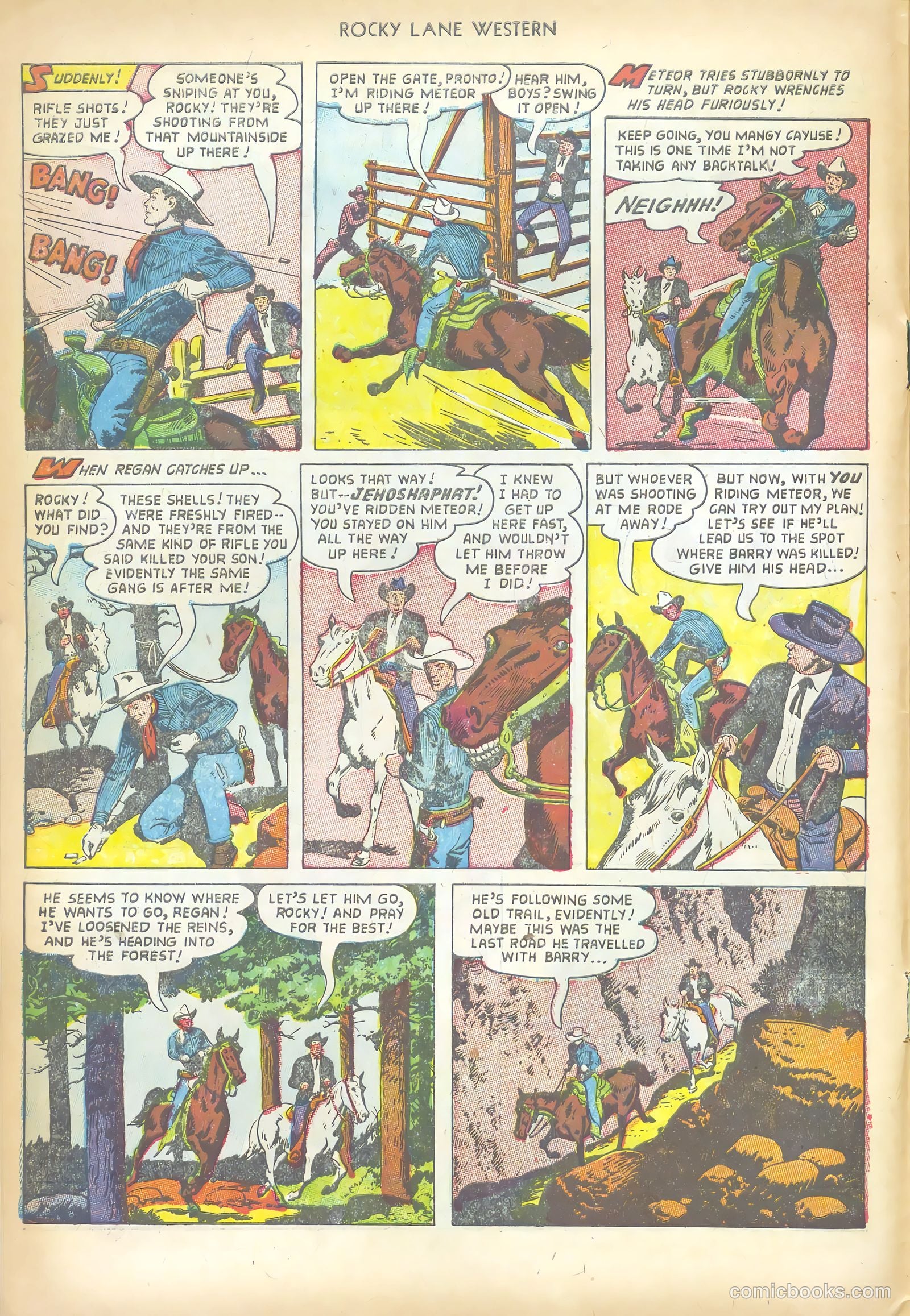 Rocky Lane Western #50 — page 10 of 36