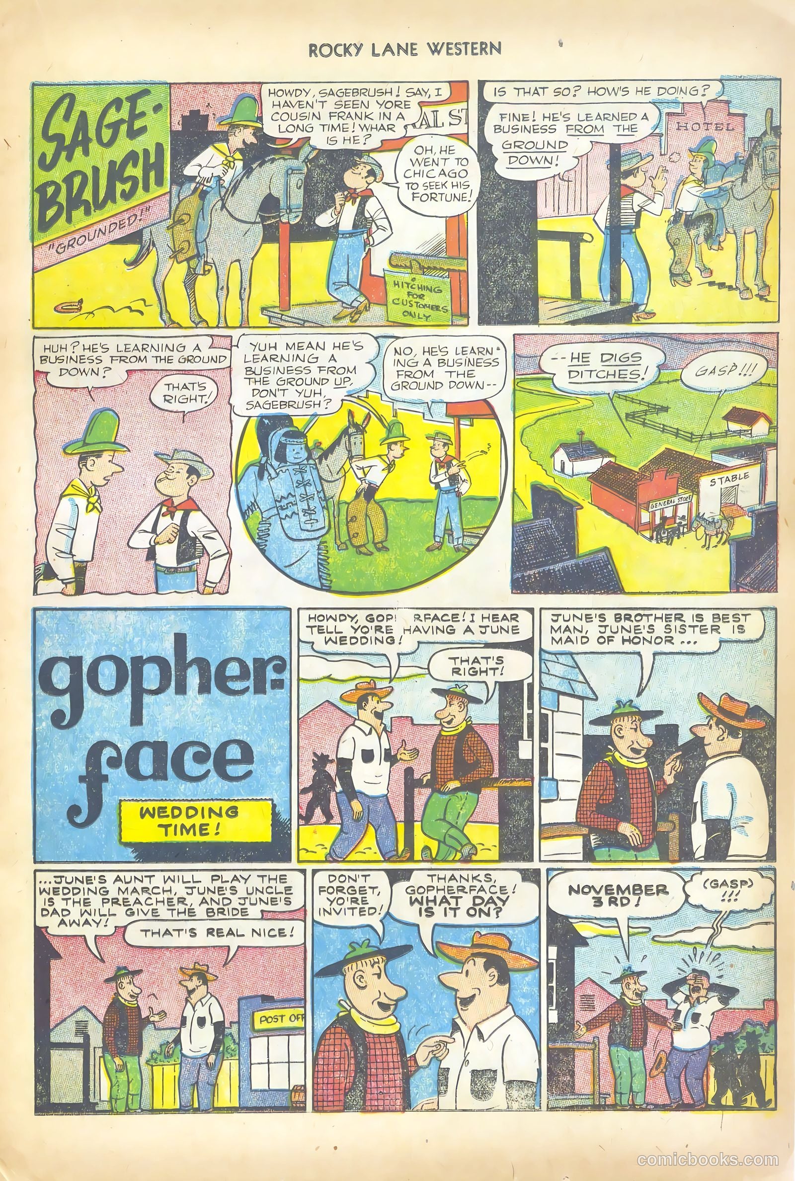 Rocky Lane Western #50 — page 13 of 36