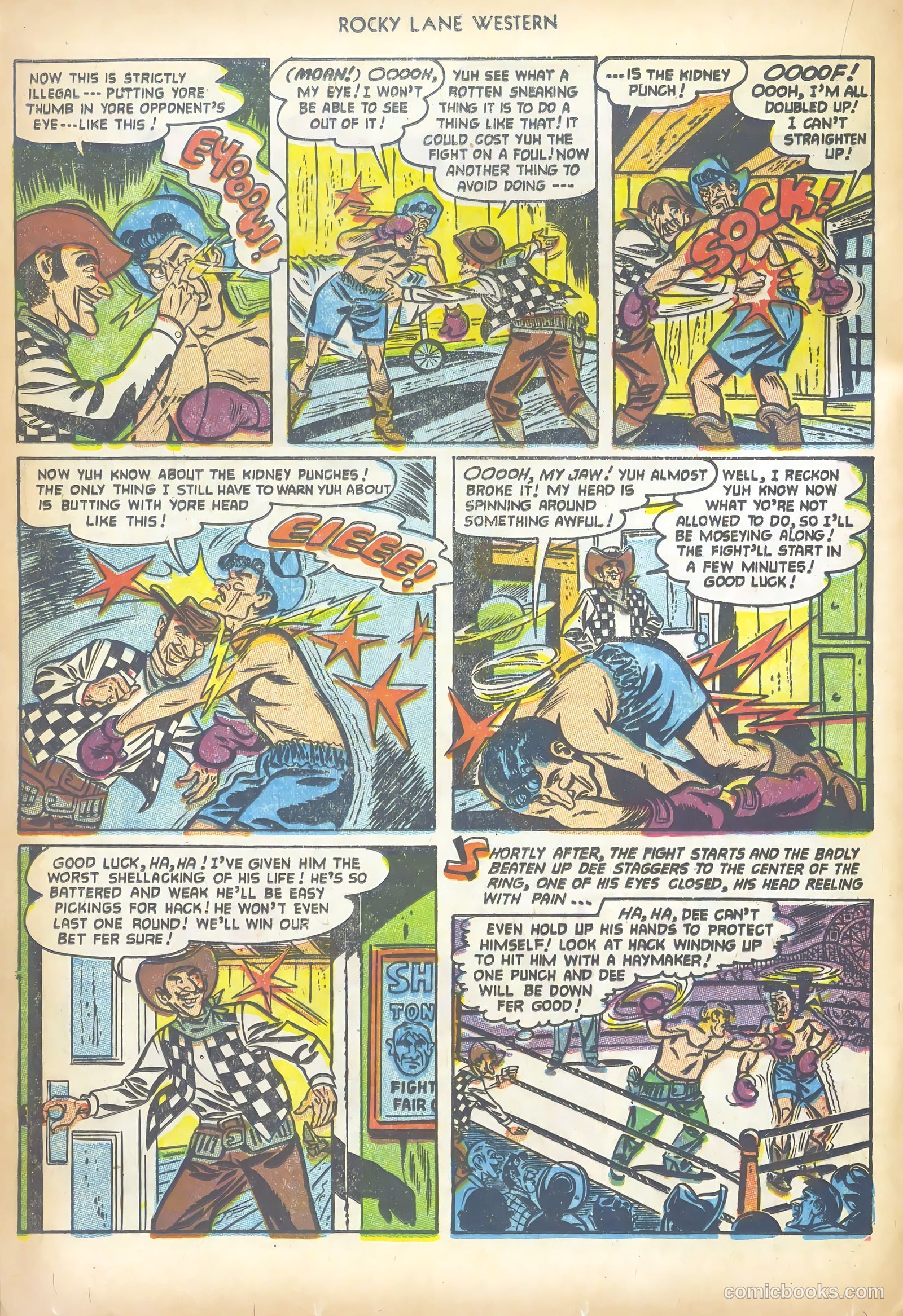 Rocky Lane Western #50 — page 16 of 36