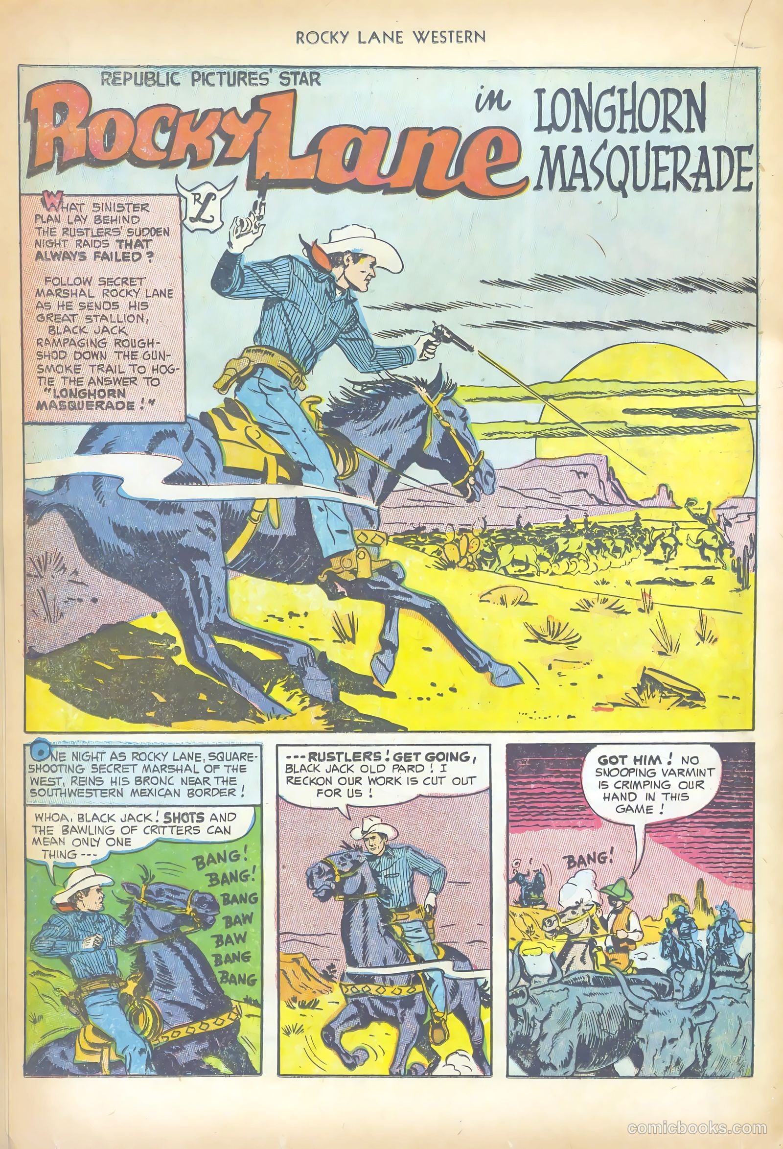 Rocky Lane Western #50 — page 18 of 36